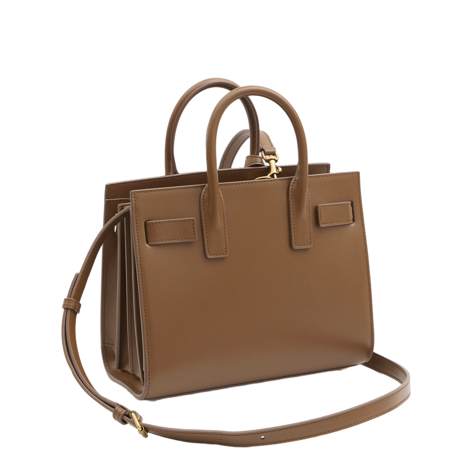 Sac de Jour Nano Leather Tote Bags - Brown - Image 2