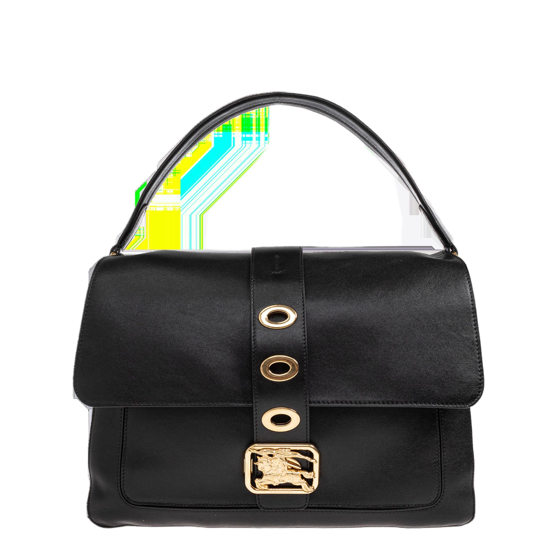 Rider Medium Lambskin Shoulder Bag - Black - Image 1