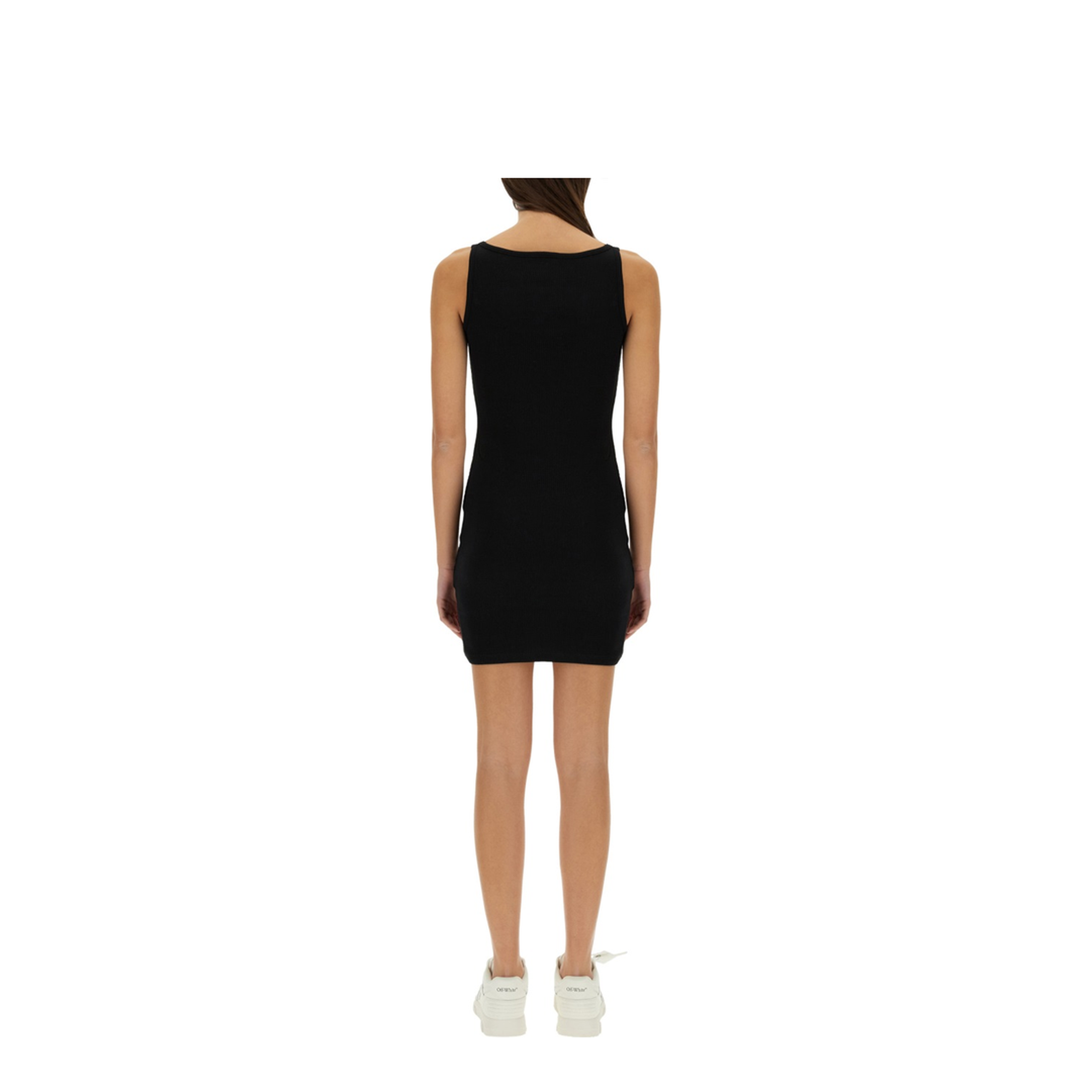 Off Stamp Rib Tank Dress Black - Image 3