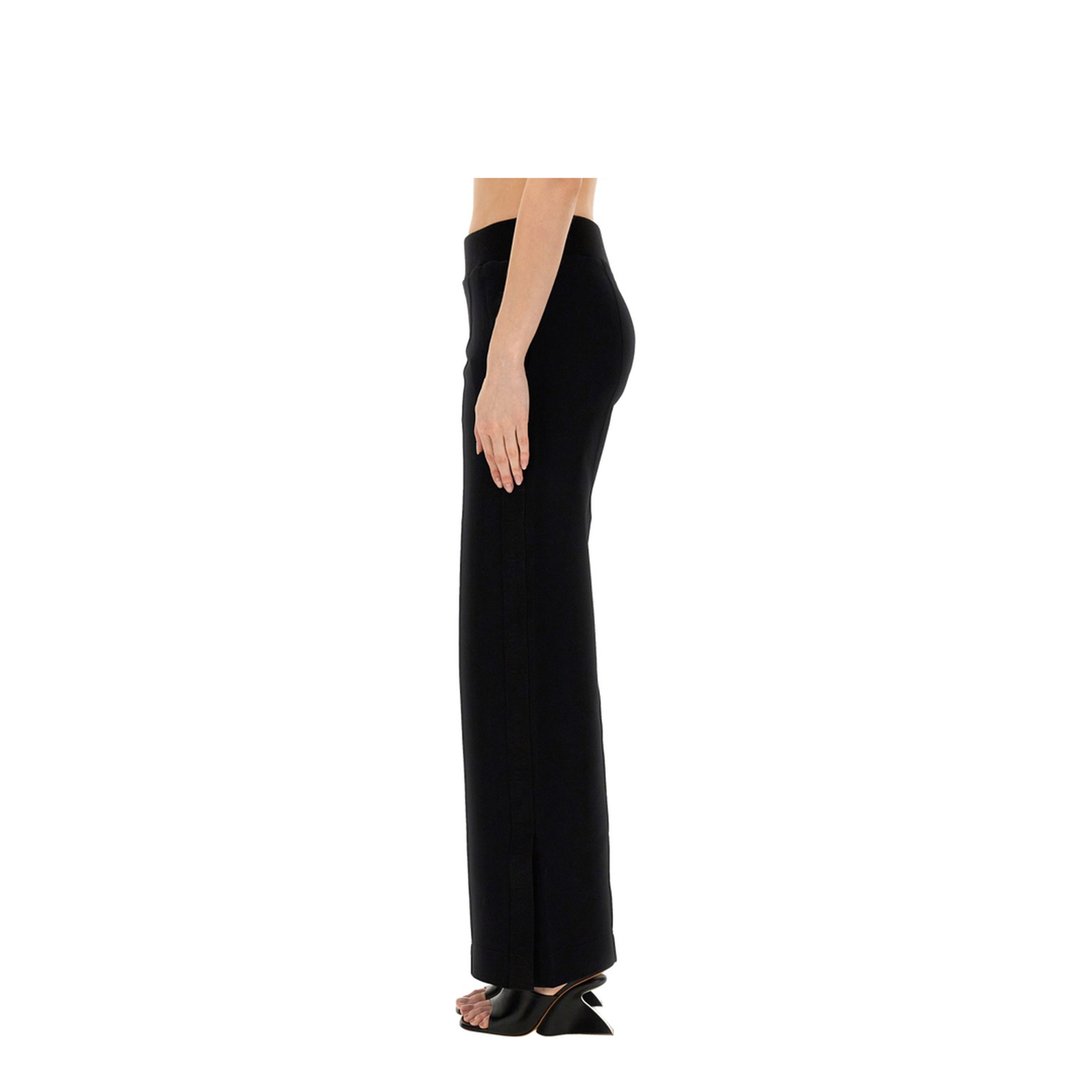 Black Polyamide Blend Sporty Pants - Image 4