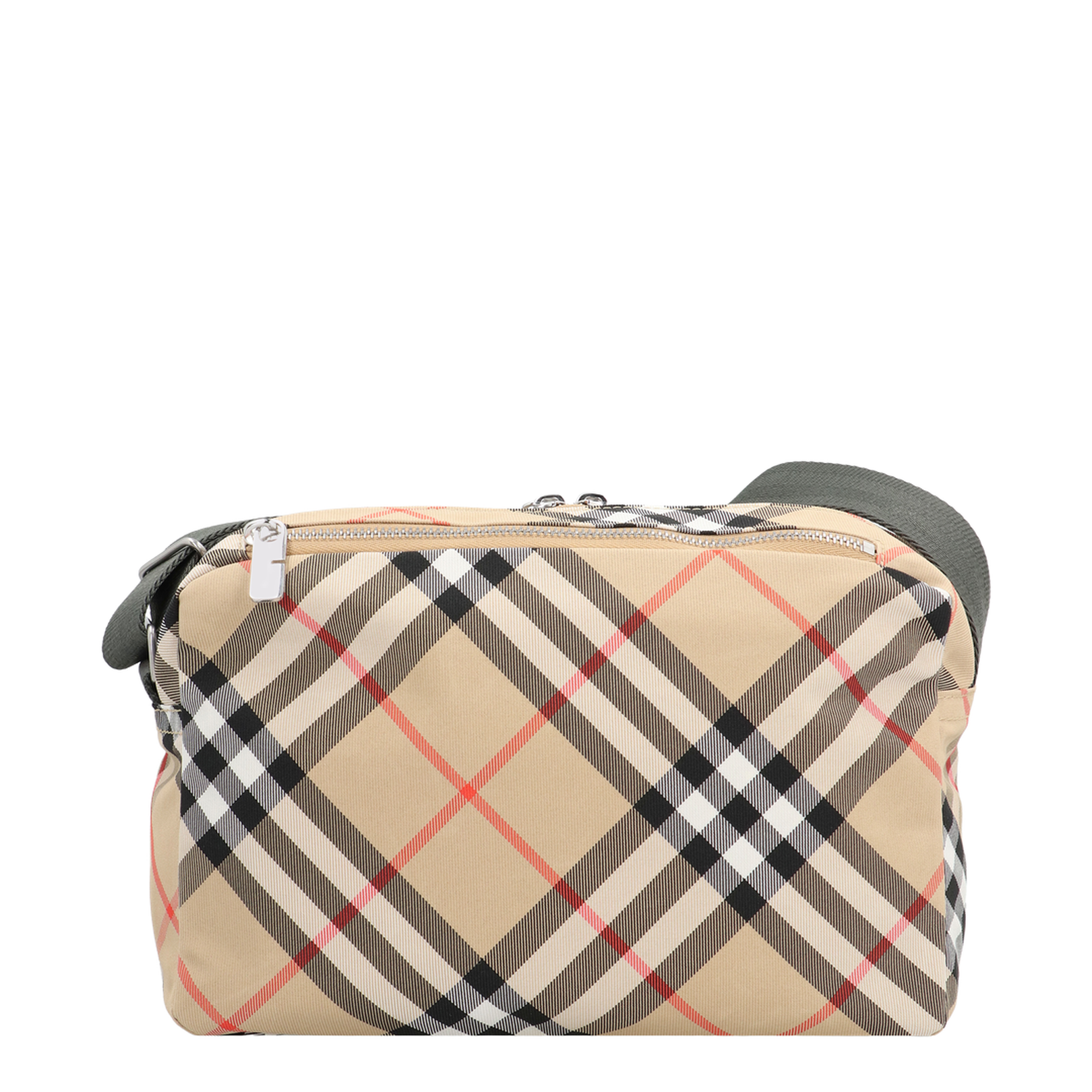 Check Crossbody Bag - Image 5