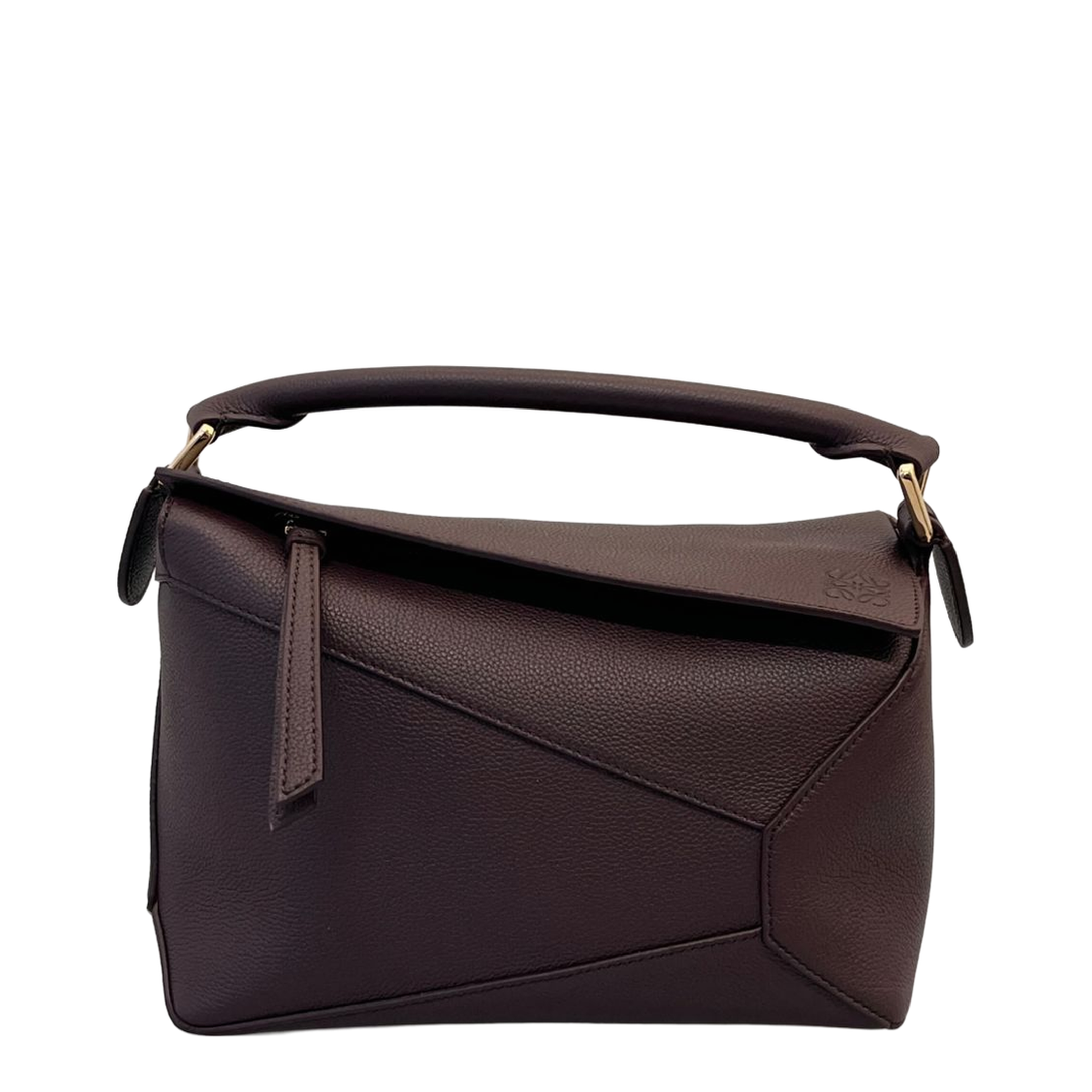 Brown Small Puzzle Edge Bag - Image 1