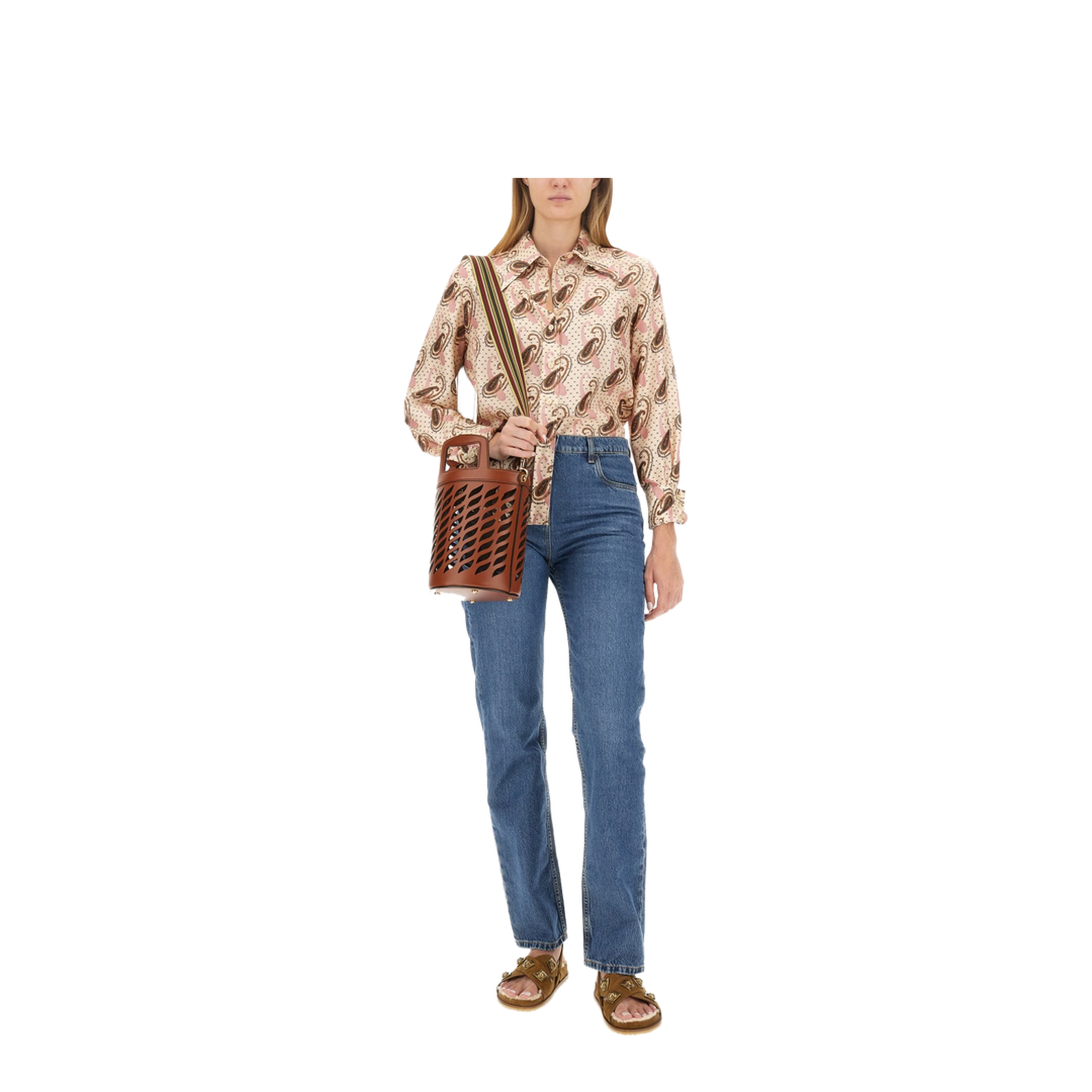 JEANS WITH LOGO EMBROIDERY - Image 2