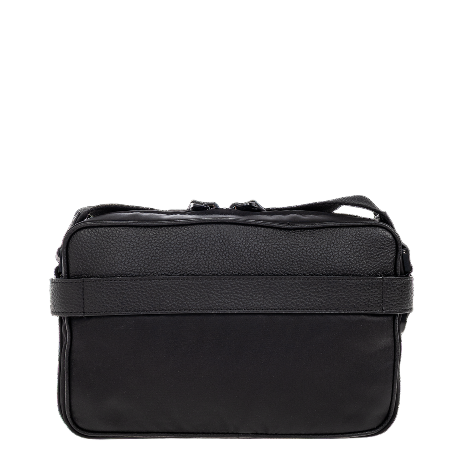 Twins Nylon Crossbody Bag - Nero - Image 3