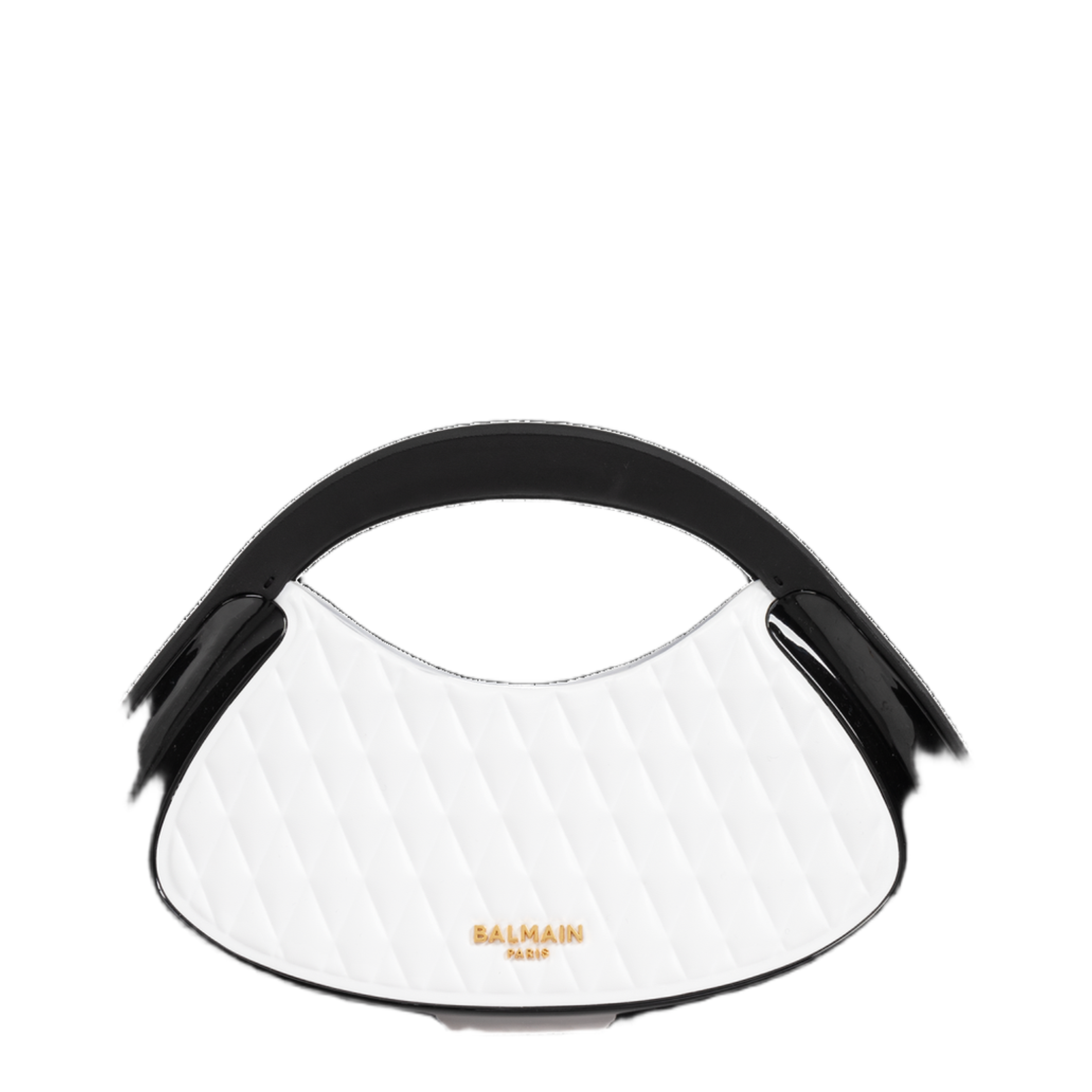 Jolie Madame Medium Quilted Shoulder Bag - White - Image 1