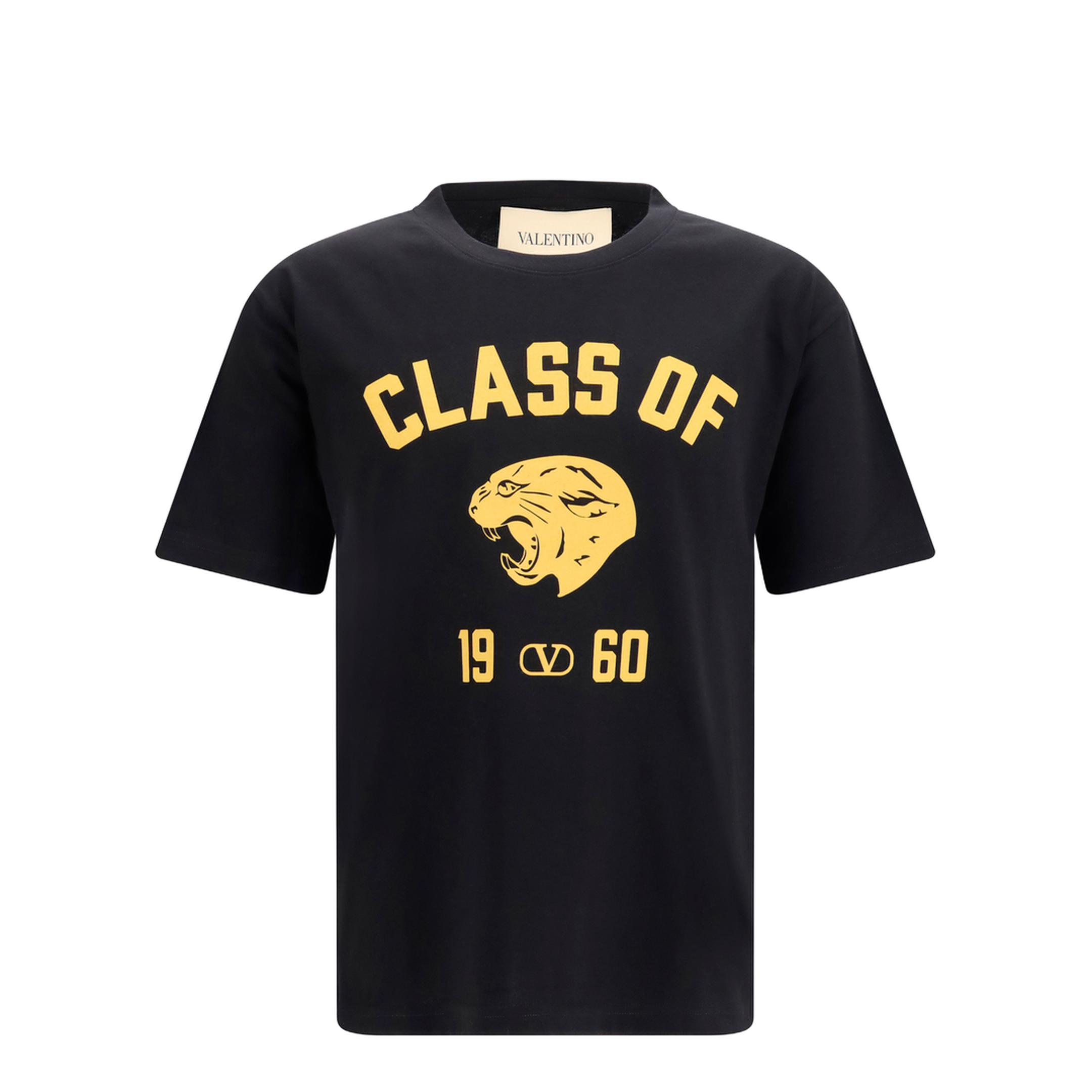 Panther Print Cotton T-Shirt - Image 1