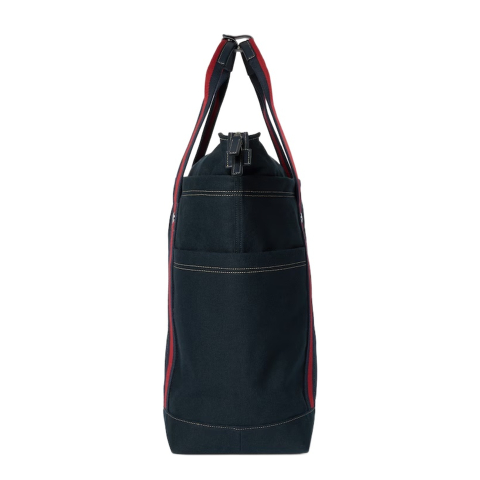 Large Canvas Tote - Dark Blue - Image 3