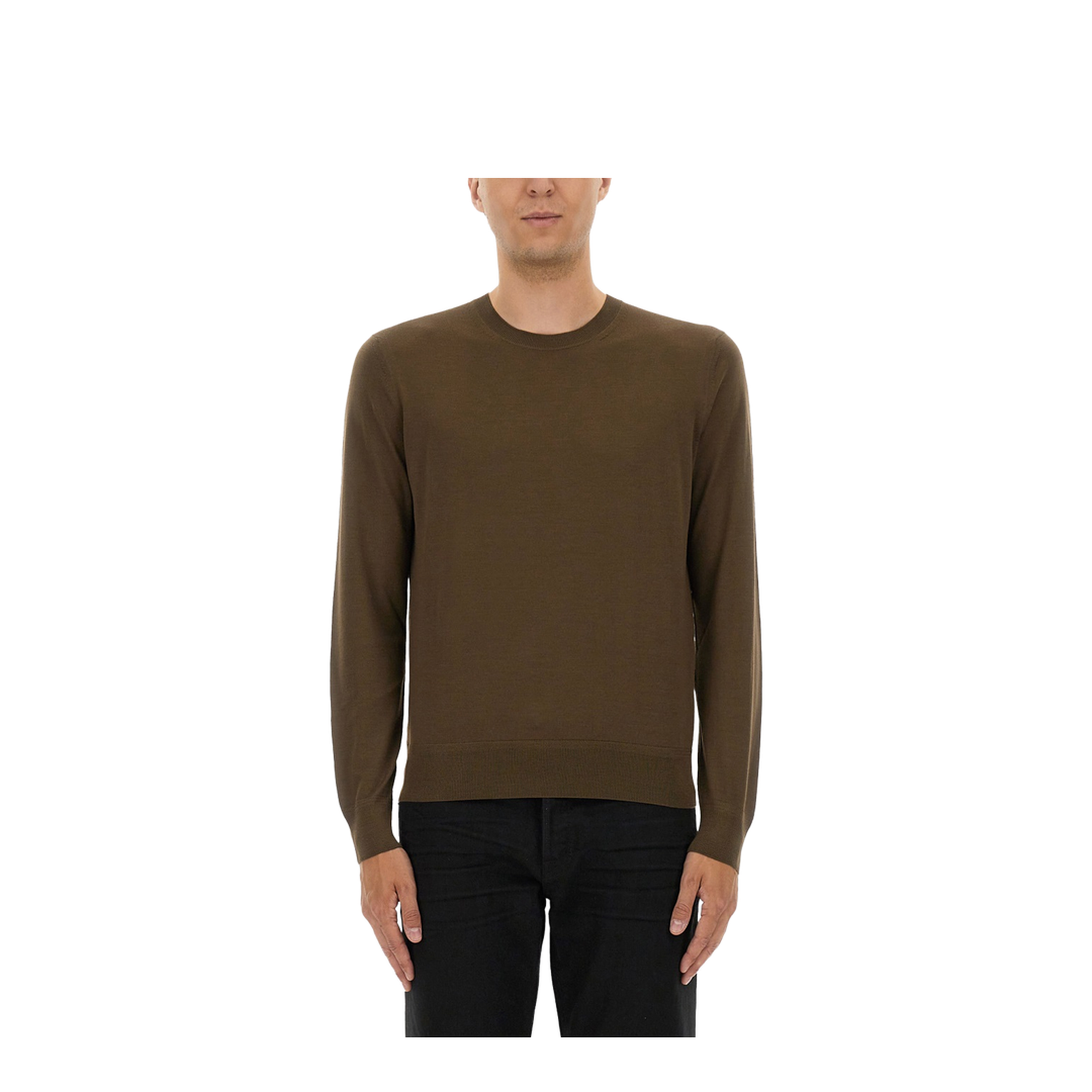 Fine Merino Virgin Wool Sweater - Image 1