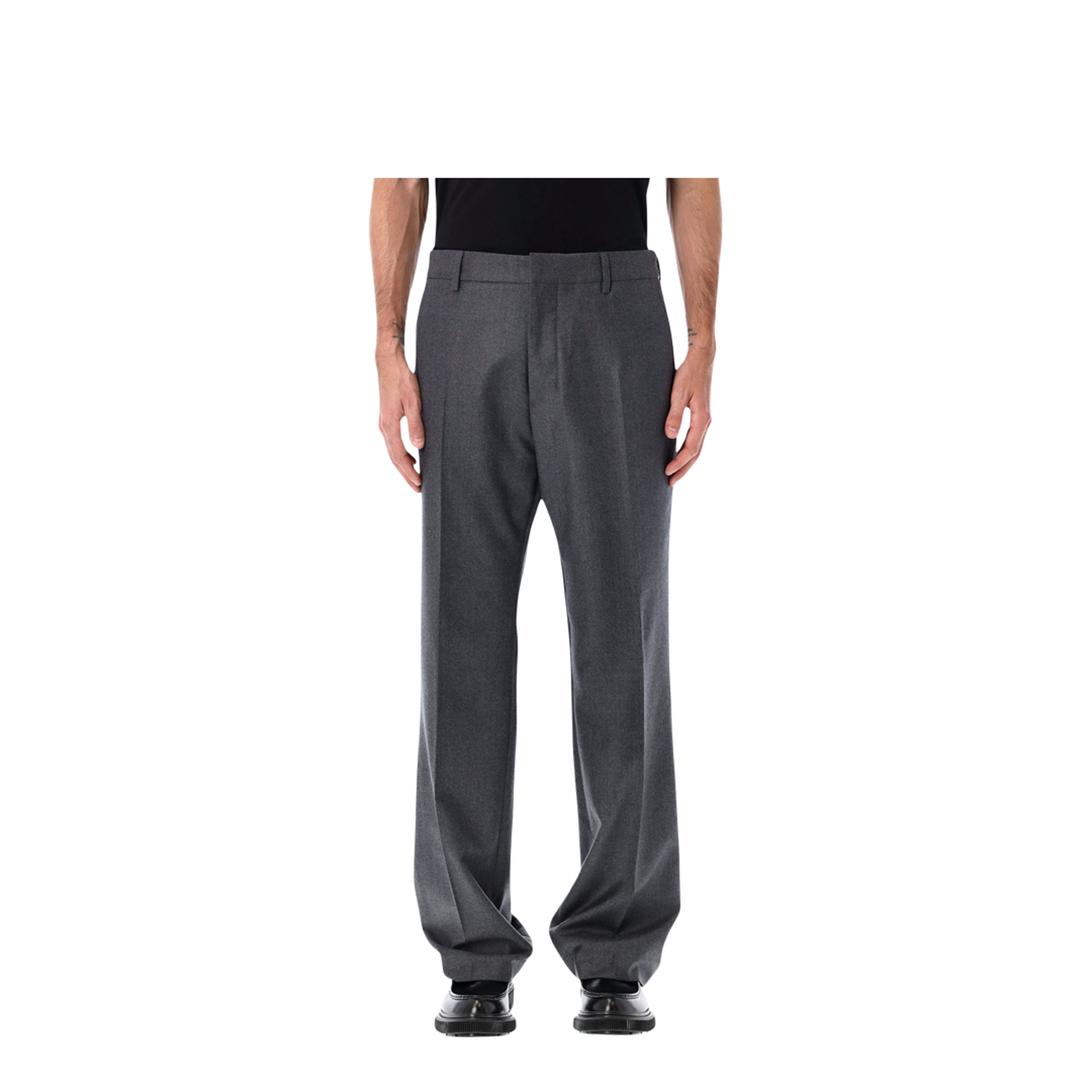 Straight Pants Grey - Image 1