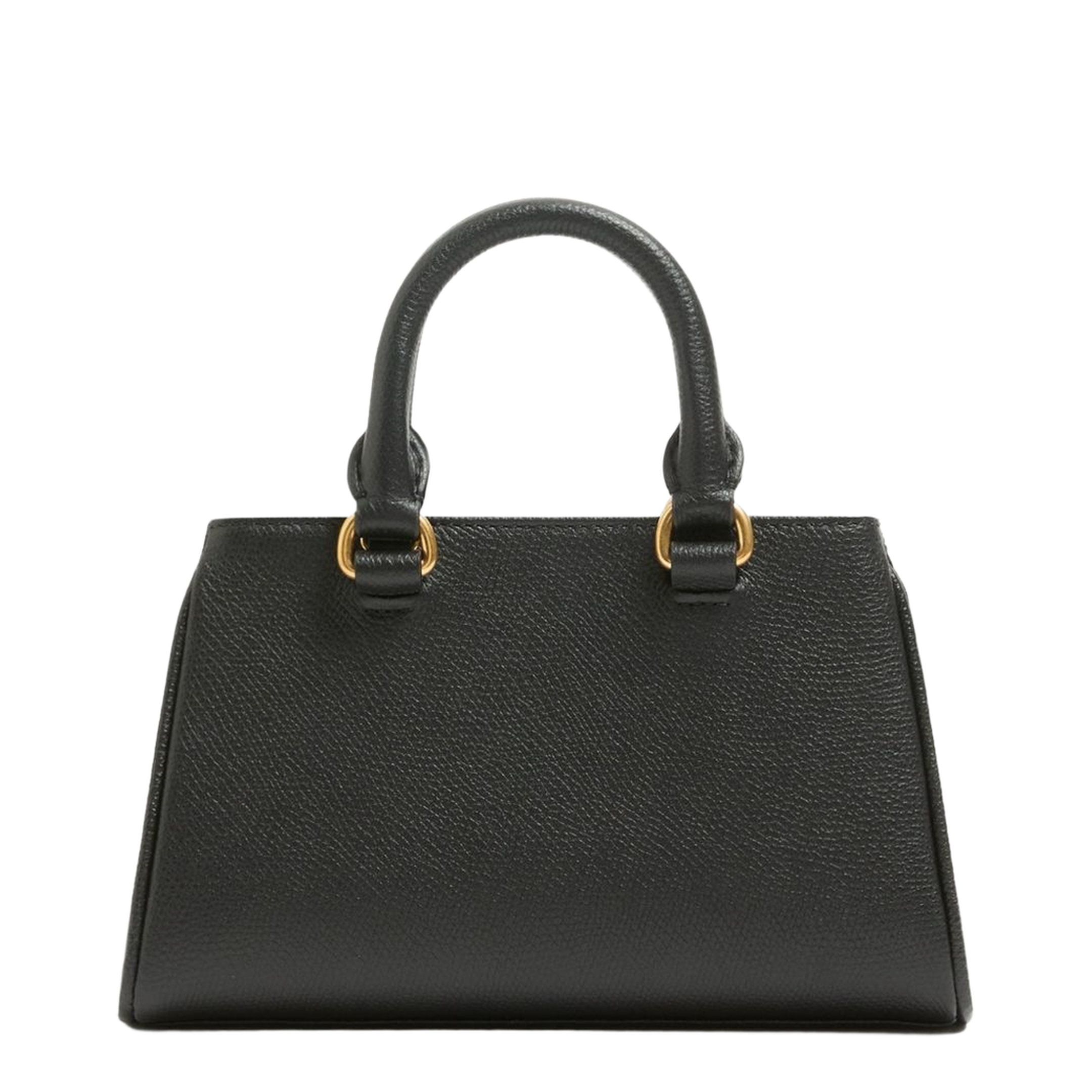 VLogo Signature Mini Grainy Calfskin Bag - Black - Image 3