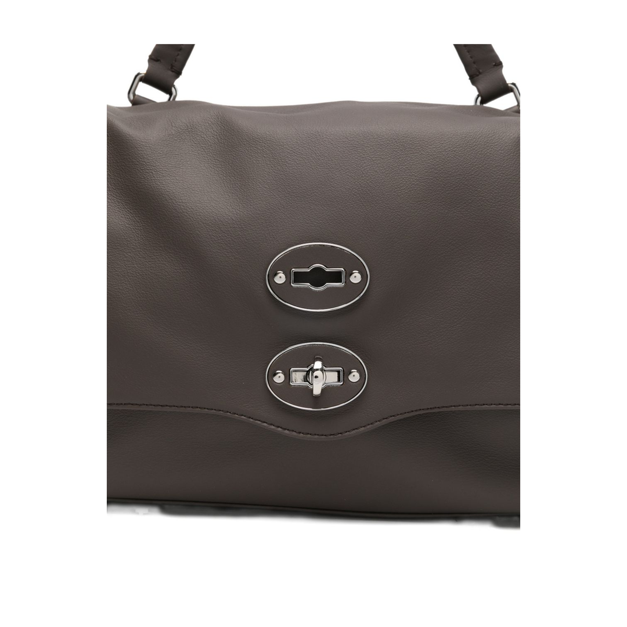 Postina Saeta Small Leather Top-Handle Bag - Brown - Image 3