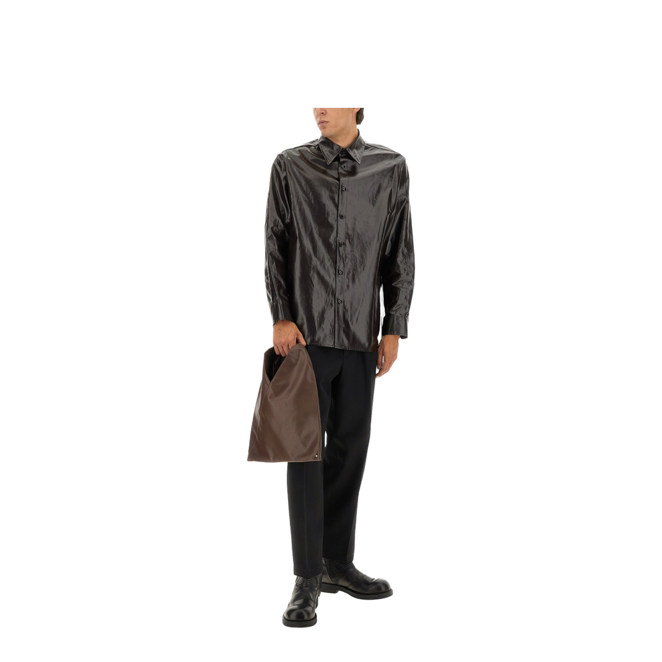 Shiny Linen Shirt - Image 2