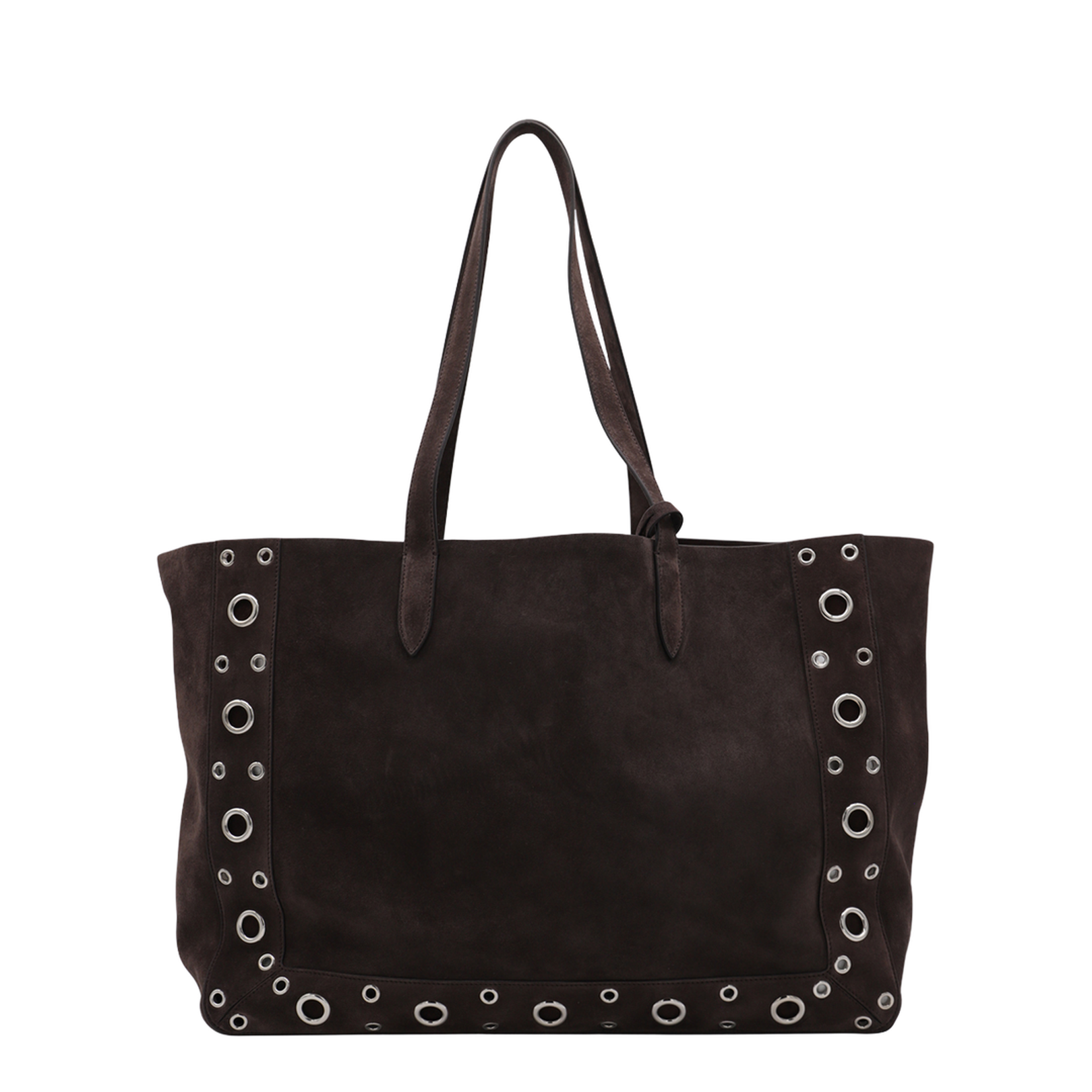 Brown Suede Shopping Bag - Image 4