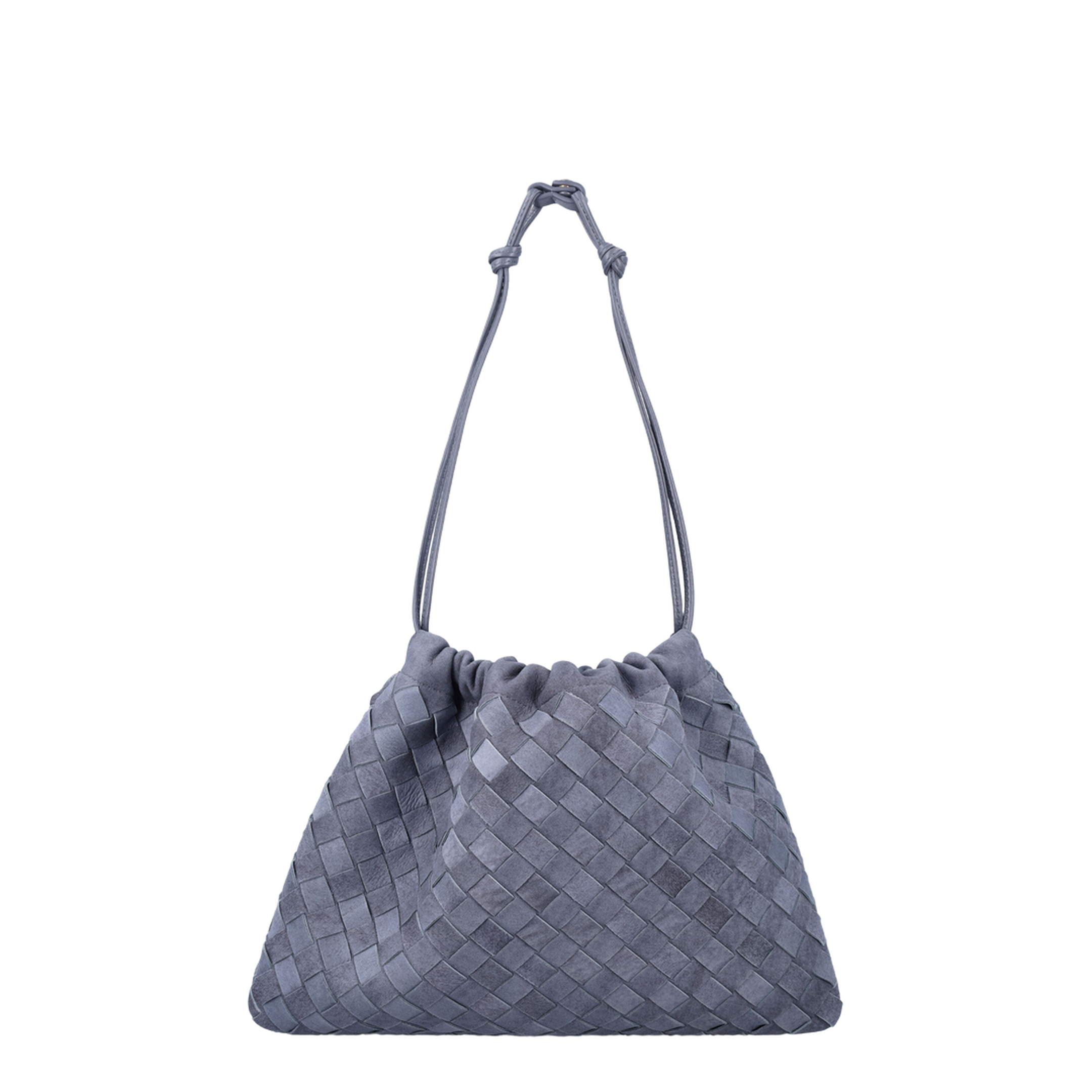 Dustbag Medium Leather Pouch - Cloudy Indigo - Image 3