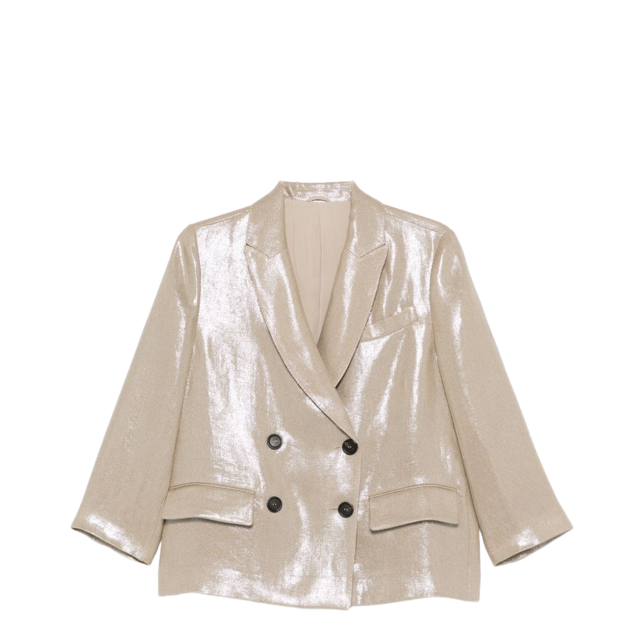 Linen Double-Breasted Jacket - Image 1