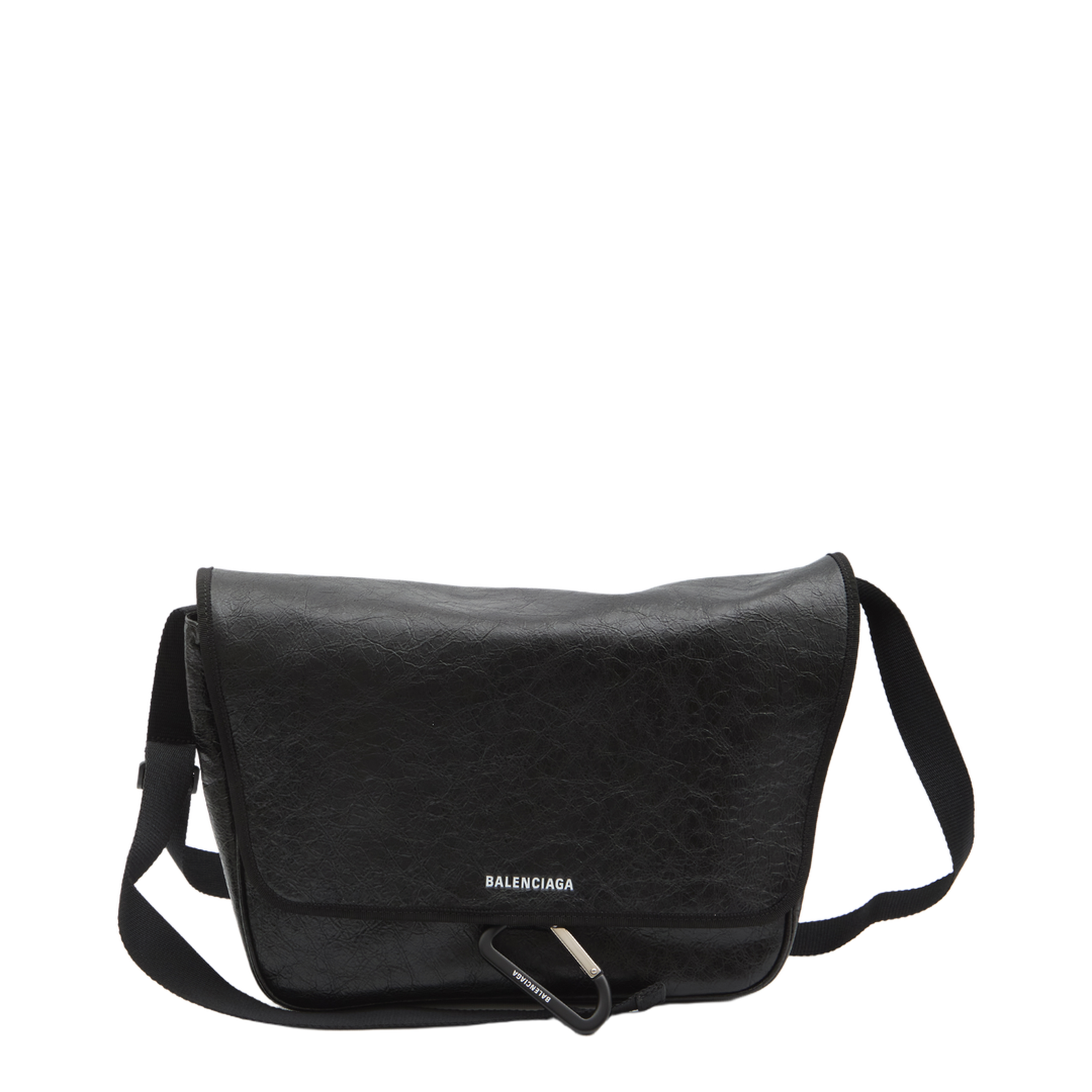 Explorer Lambskin Shoulder Bag - Black - Image 1