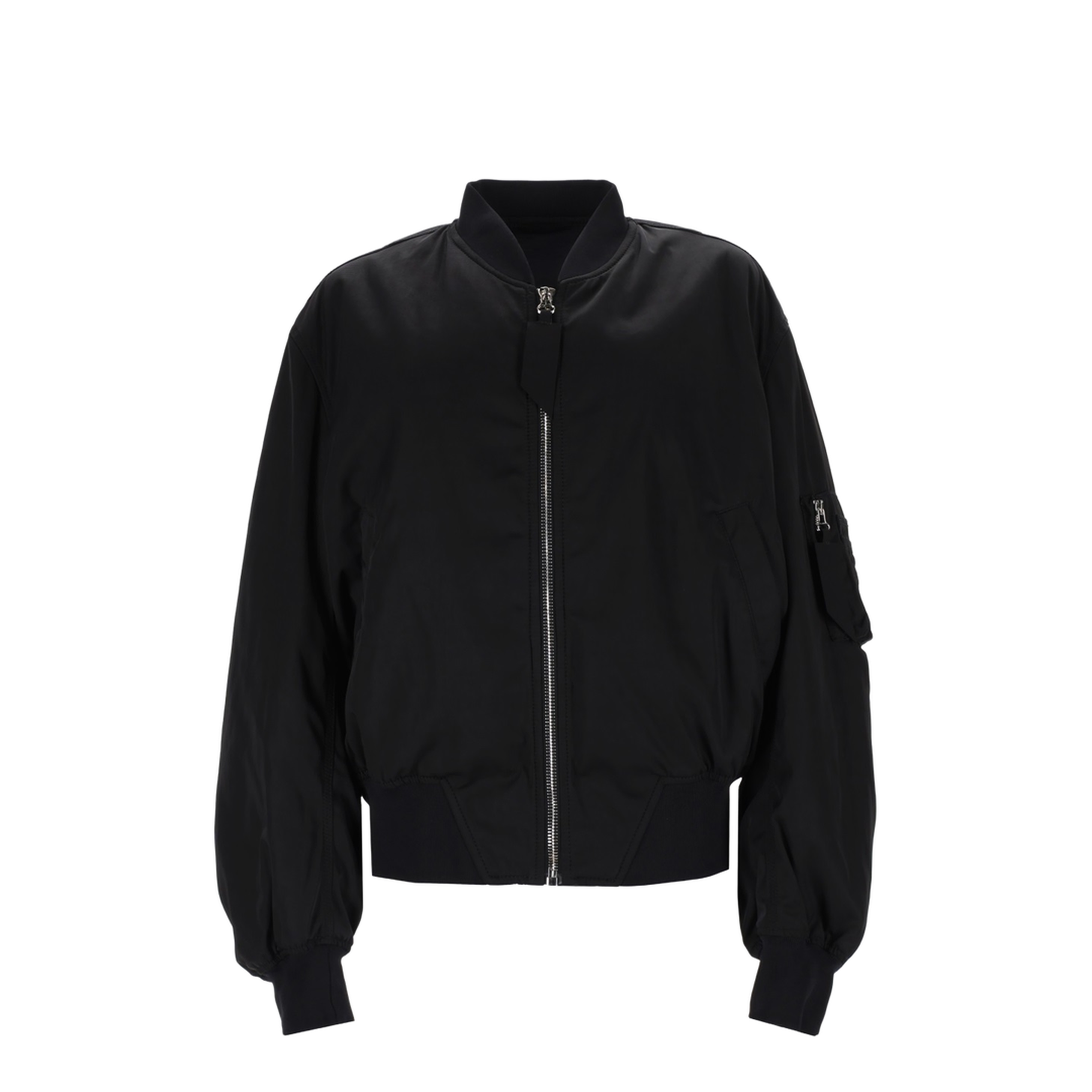 Black Oversized Bomber - Image 1