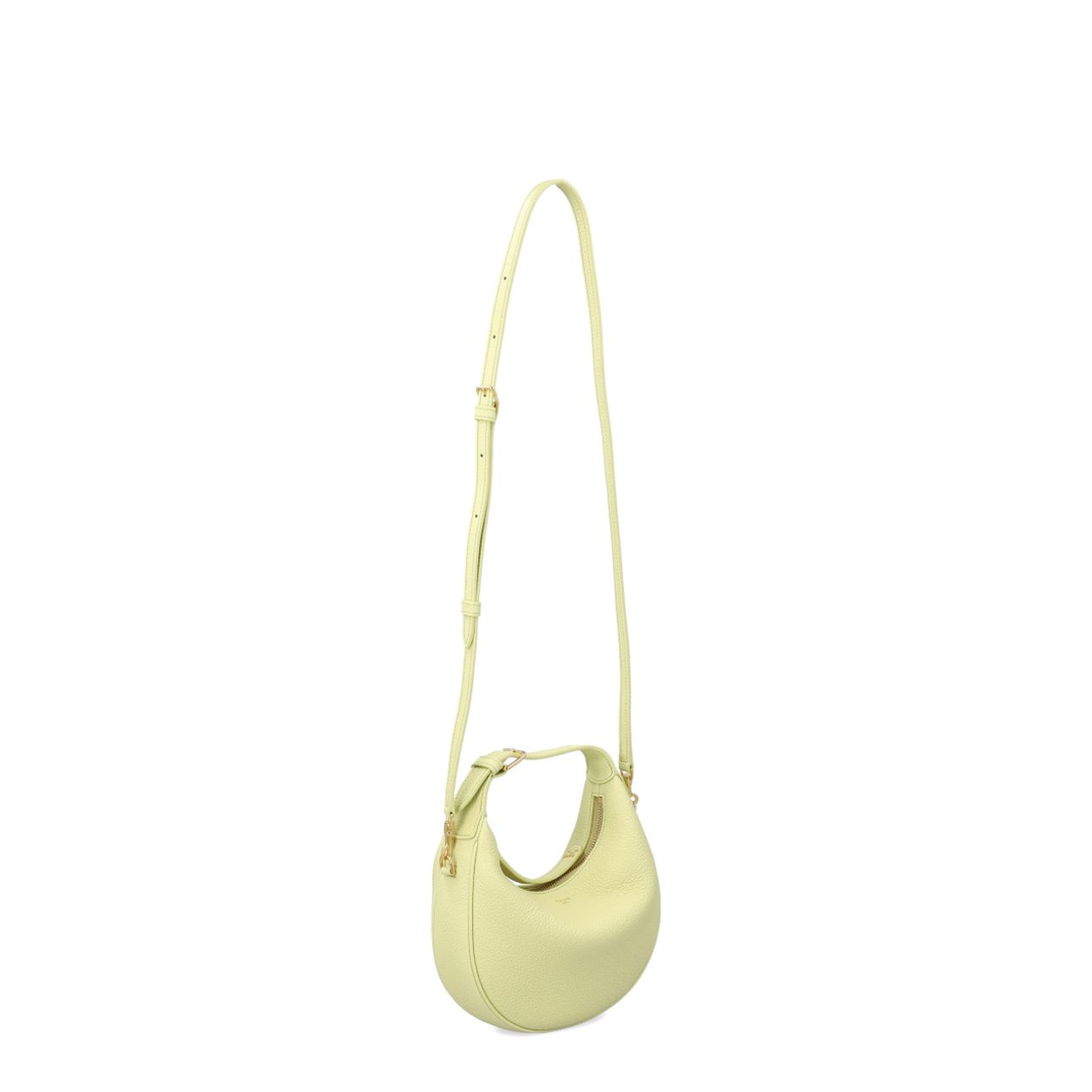 Lulu Grained Calfskin Shoulder Bag - Soft Lime - Image 3