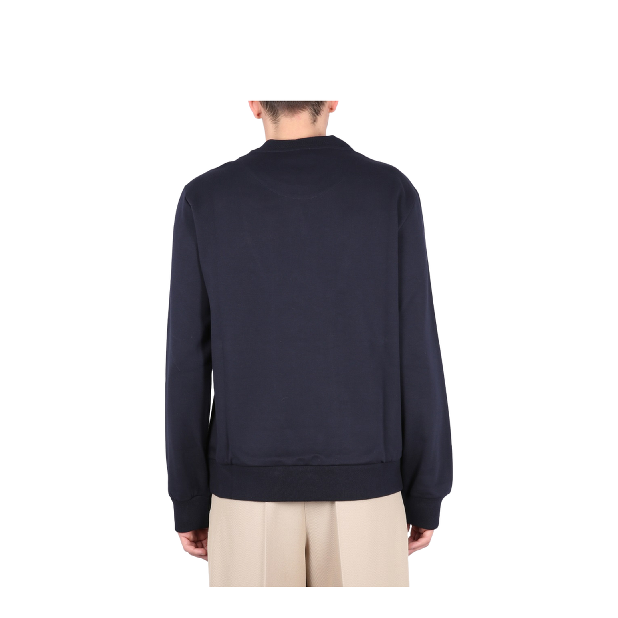 Cotton Sweatshirt with Front Logo - Image 3