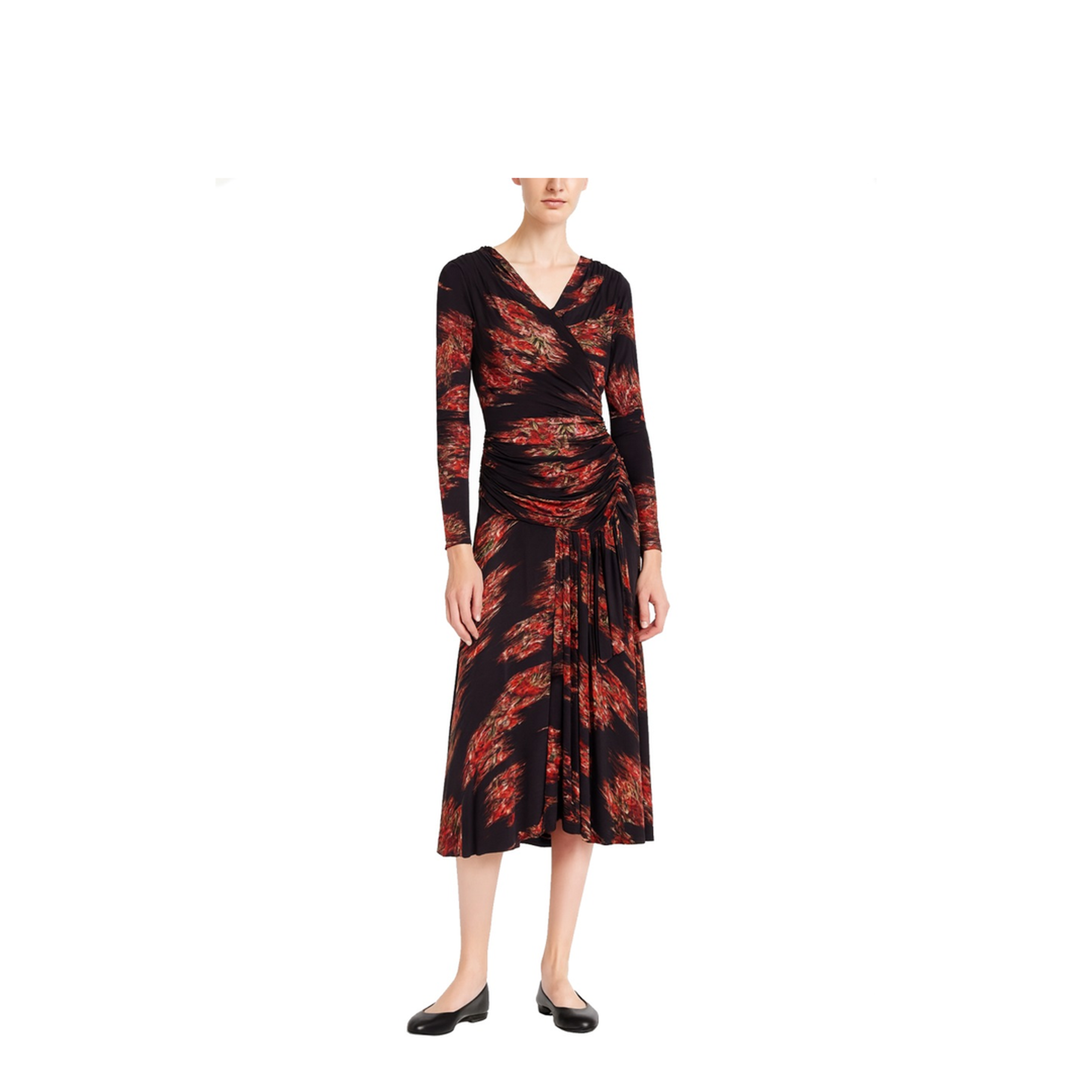 Long Dress with Floral Print - Image 2