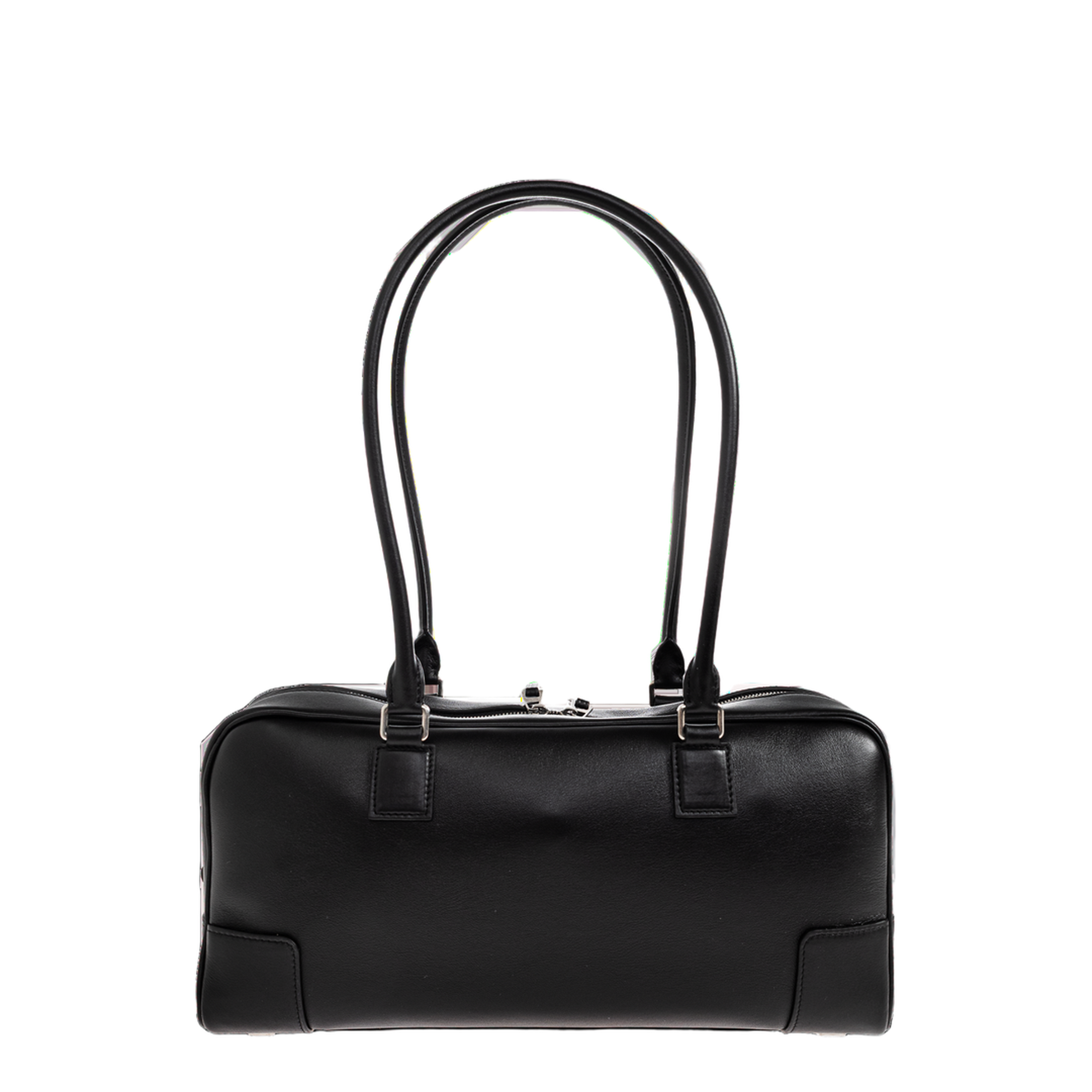 Amazona 31 Calfskin Cropped Bag - Black - Image 3