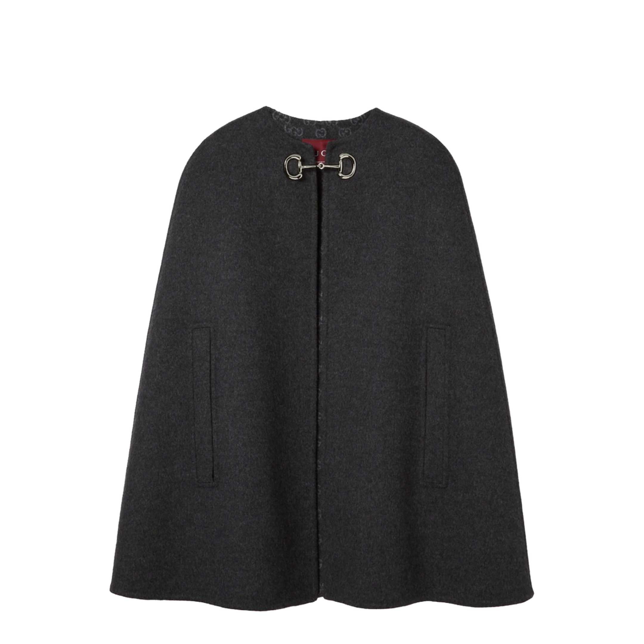 Wool and Silk Cape with Clamp - Image 1