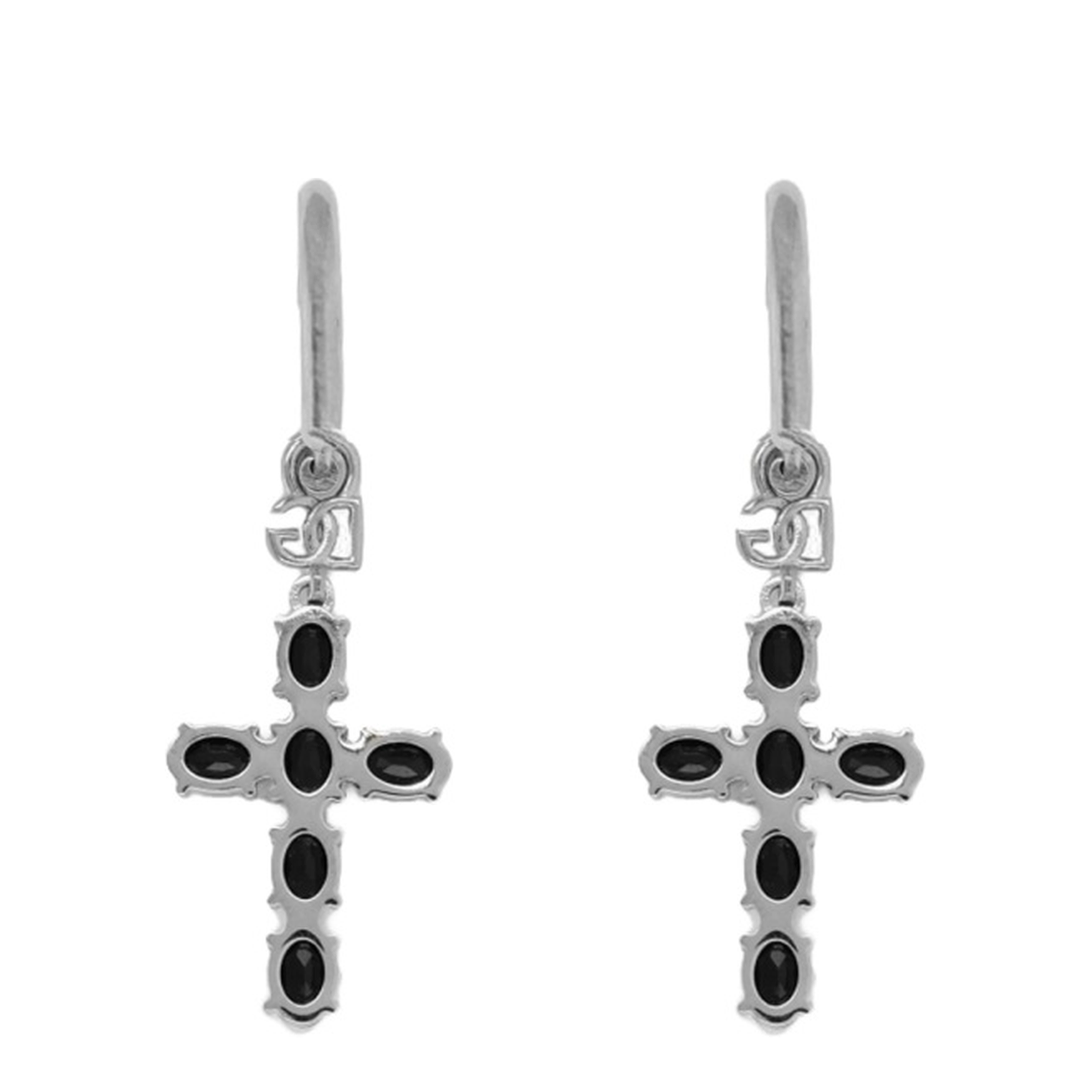 Earrings with Crystal Crosses - Image 2