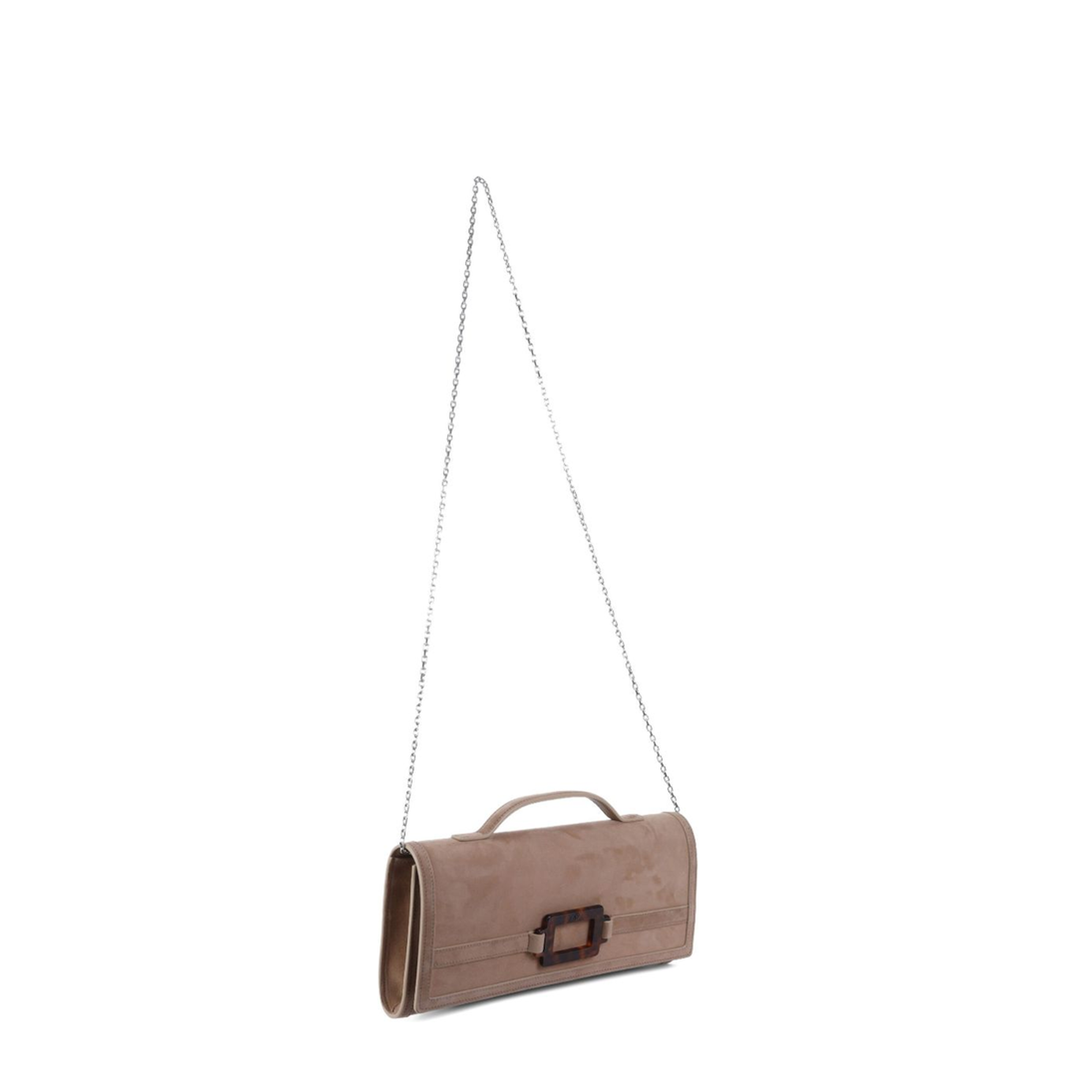 Suede Leather Clutch Bag - Image 2