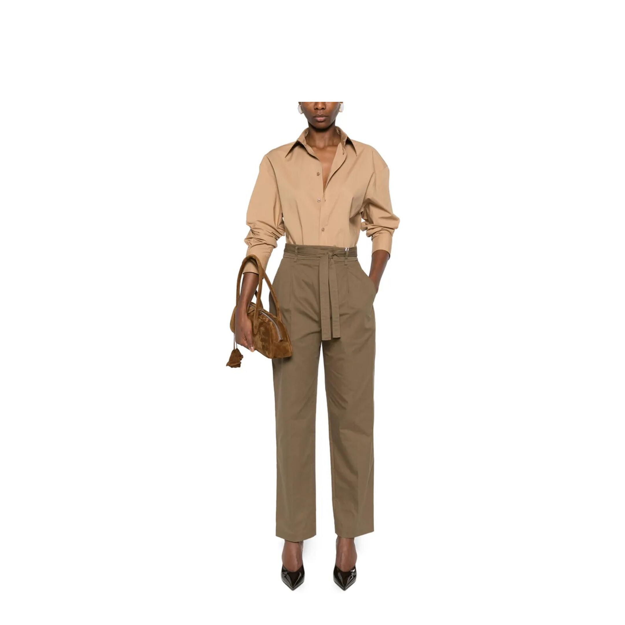Cotton Poplin Shirt with Cassandre Embroidery - Image 2
