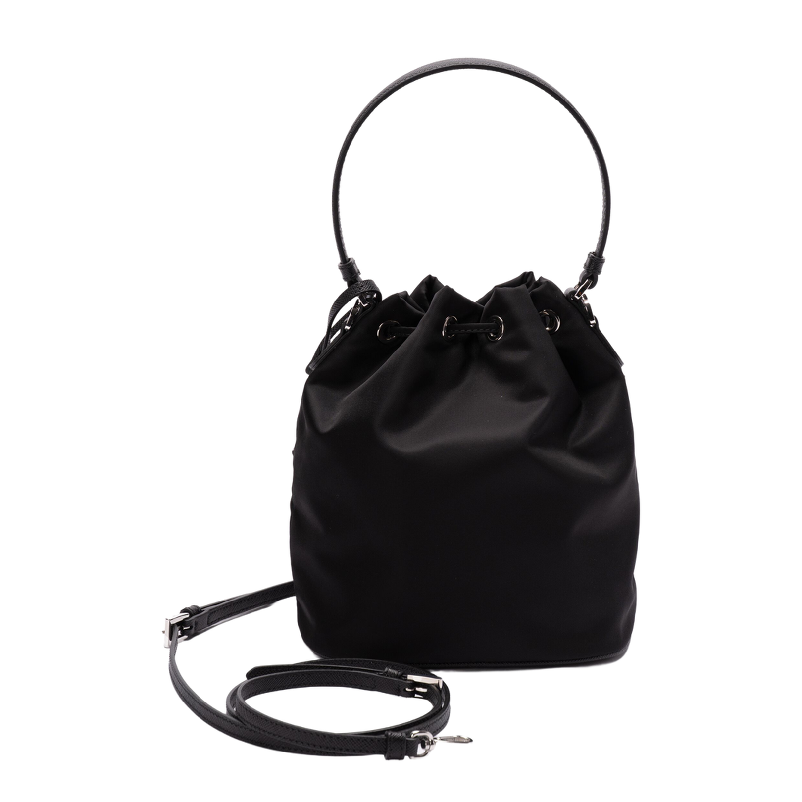 Re-Nylon Bucket Bag - Nero - Image 2