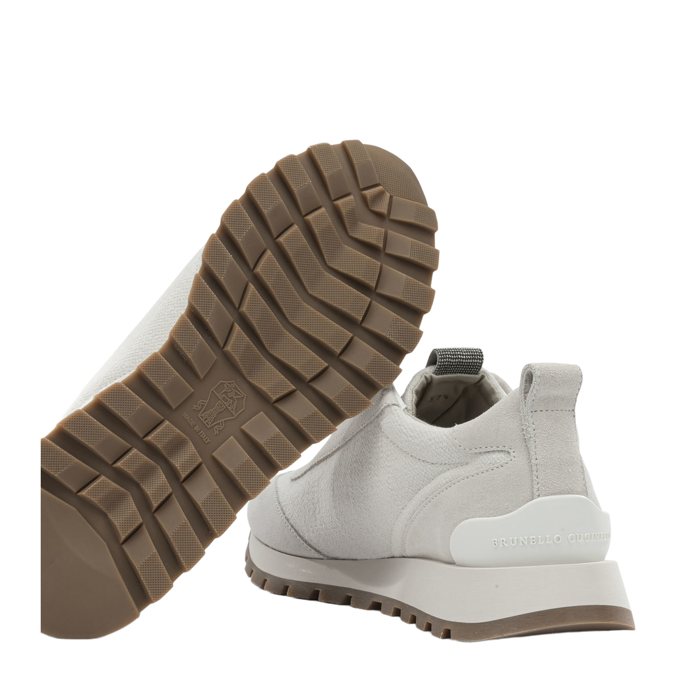Canvas And Suede Sneaker With Precious Detail - Image 5