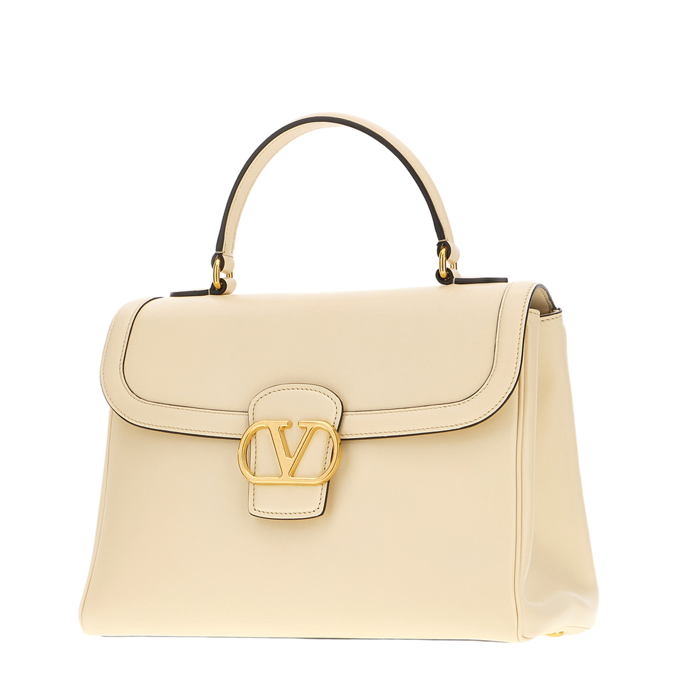 9TO5 Large Leather Shoulder Bag - Butter - Image 4