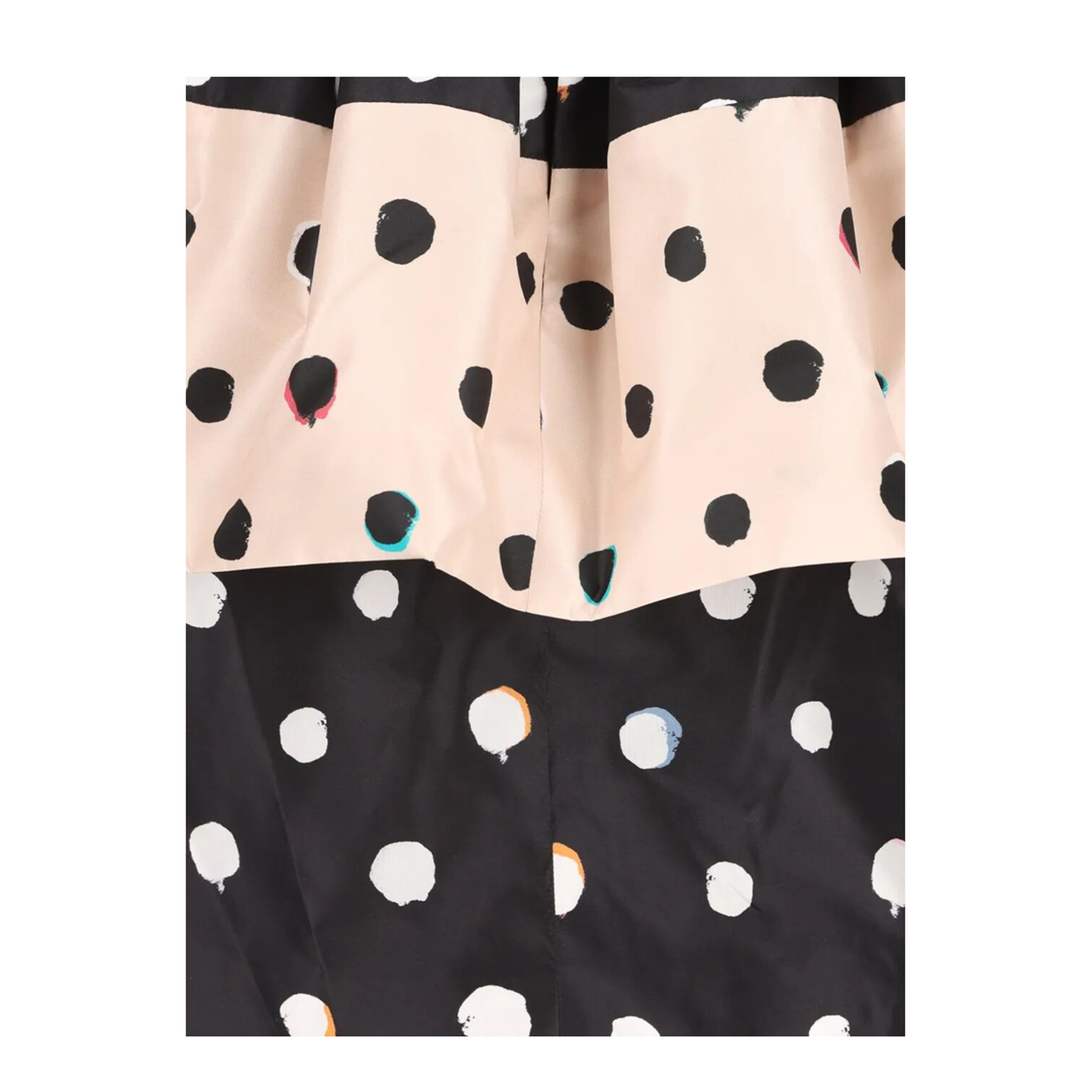 Dots-Print Taffeta Bustier Dress - Image 4