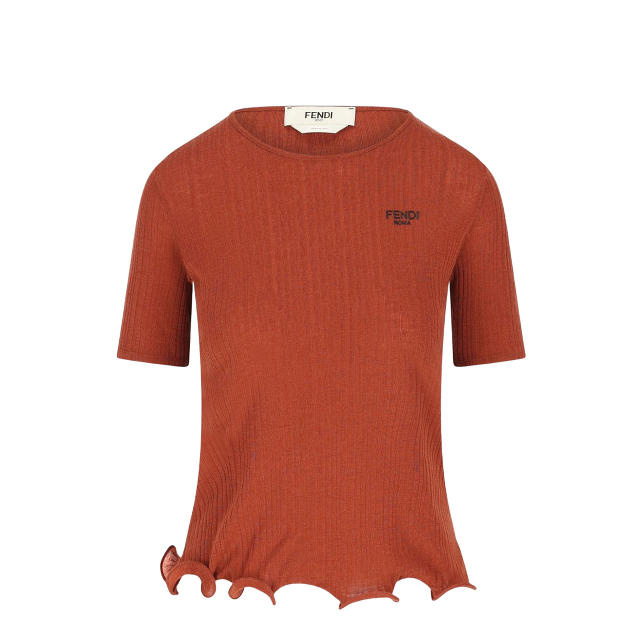 Wool Short Sleeved Virgin Top - Image 1