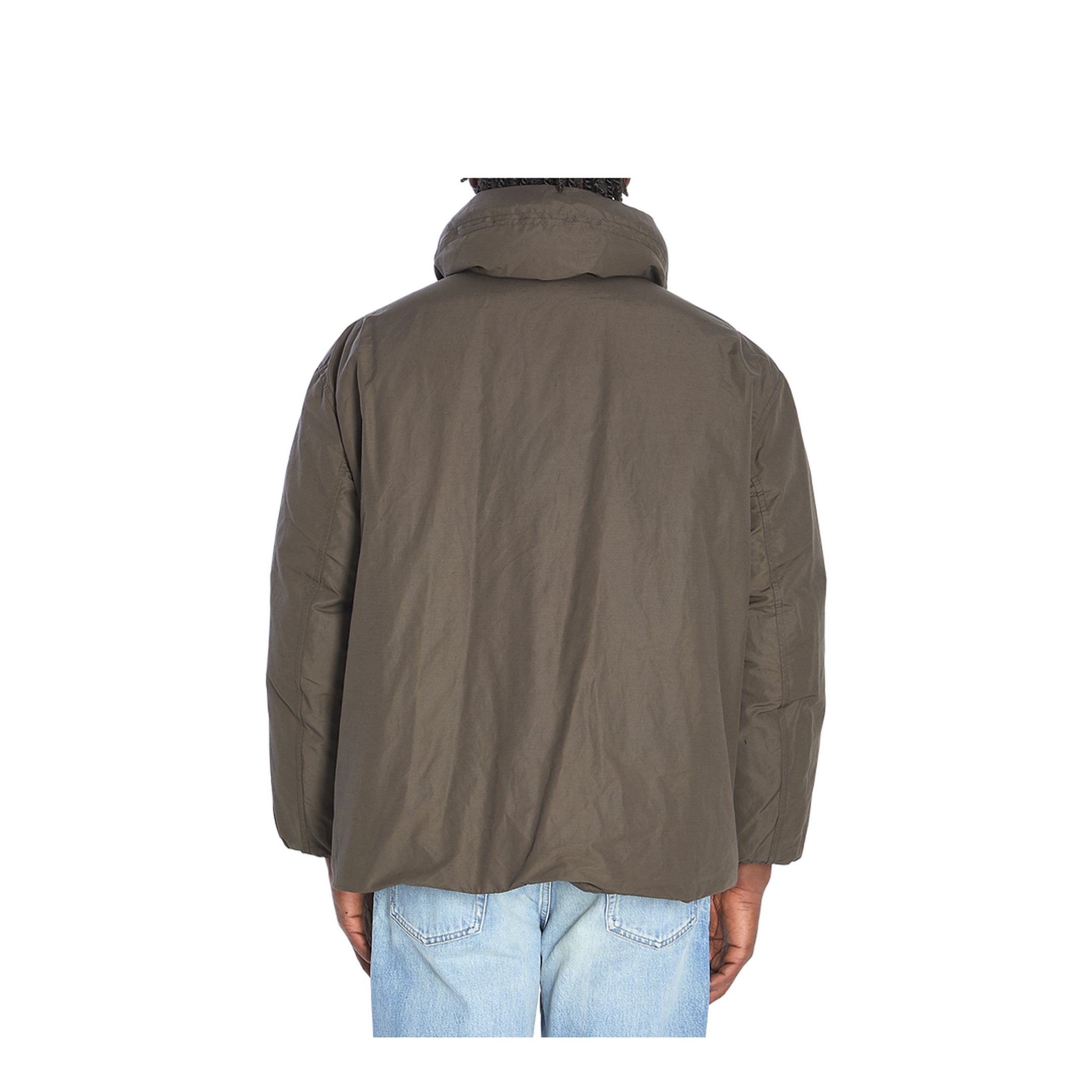 Puffer Blouson Jacket in Black - Image 4