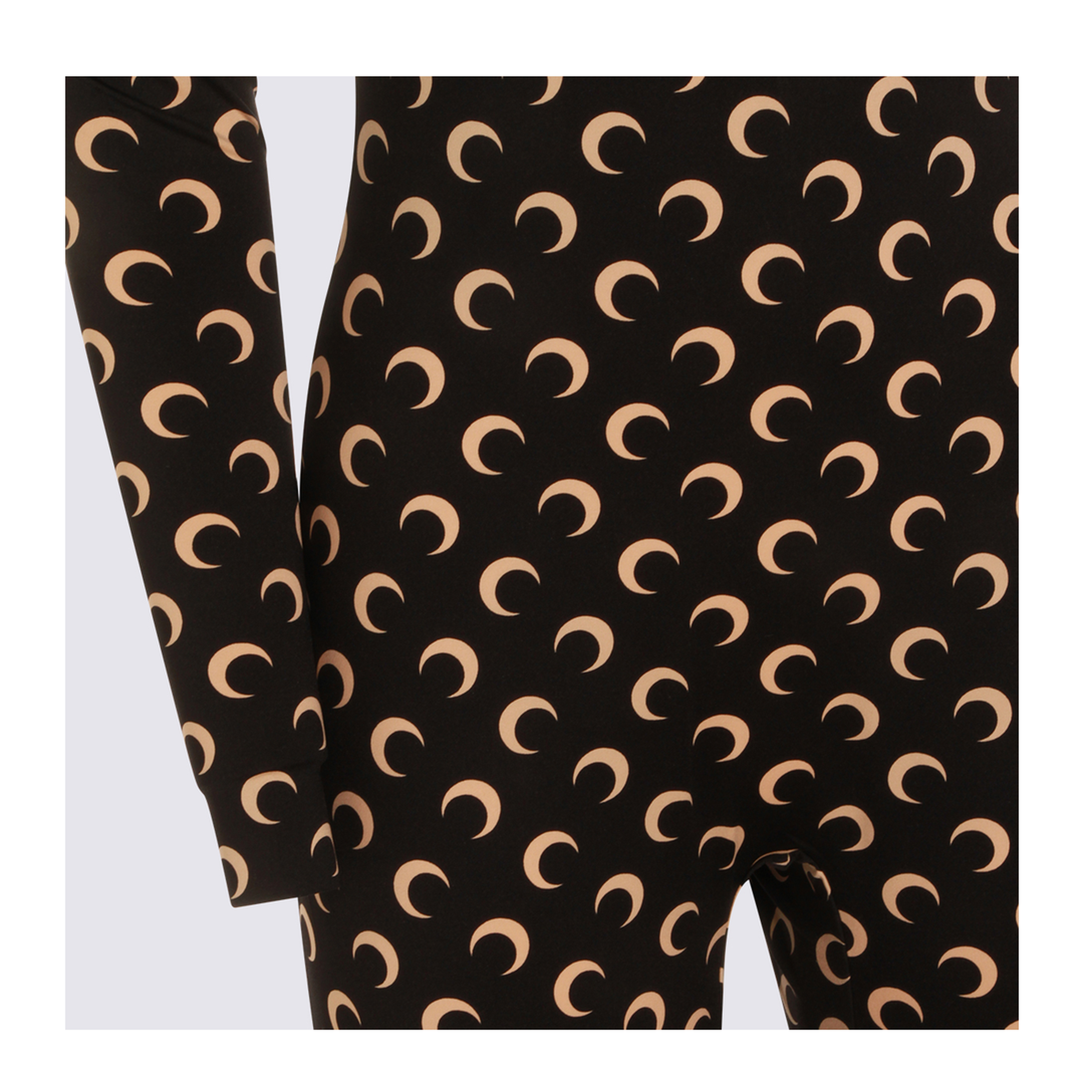 Moon Printed Catsuit - Black - Image 8