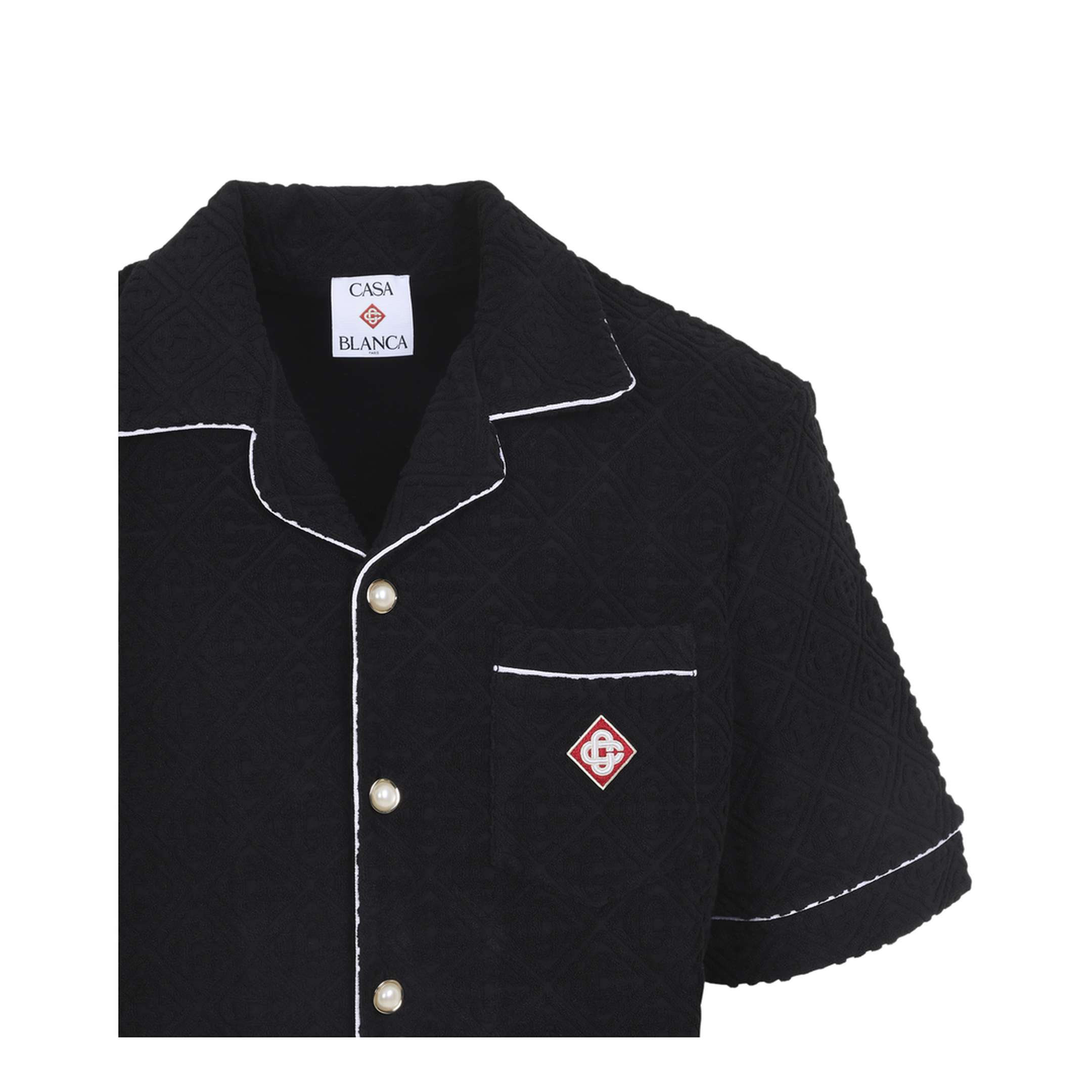 Towelling Monogram Shirt - Image 5