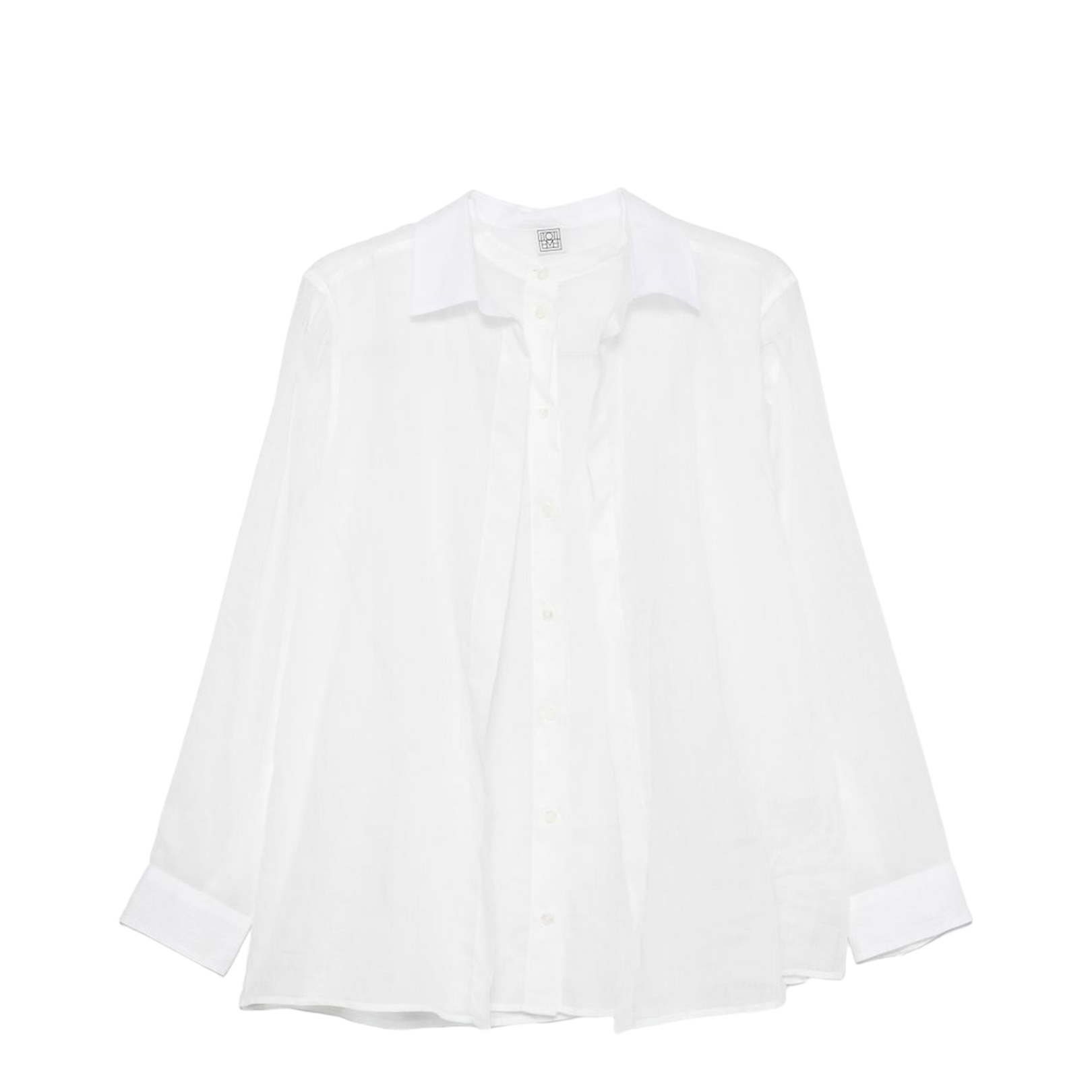 White Double Collar Shirt - Image 1