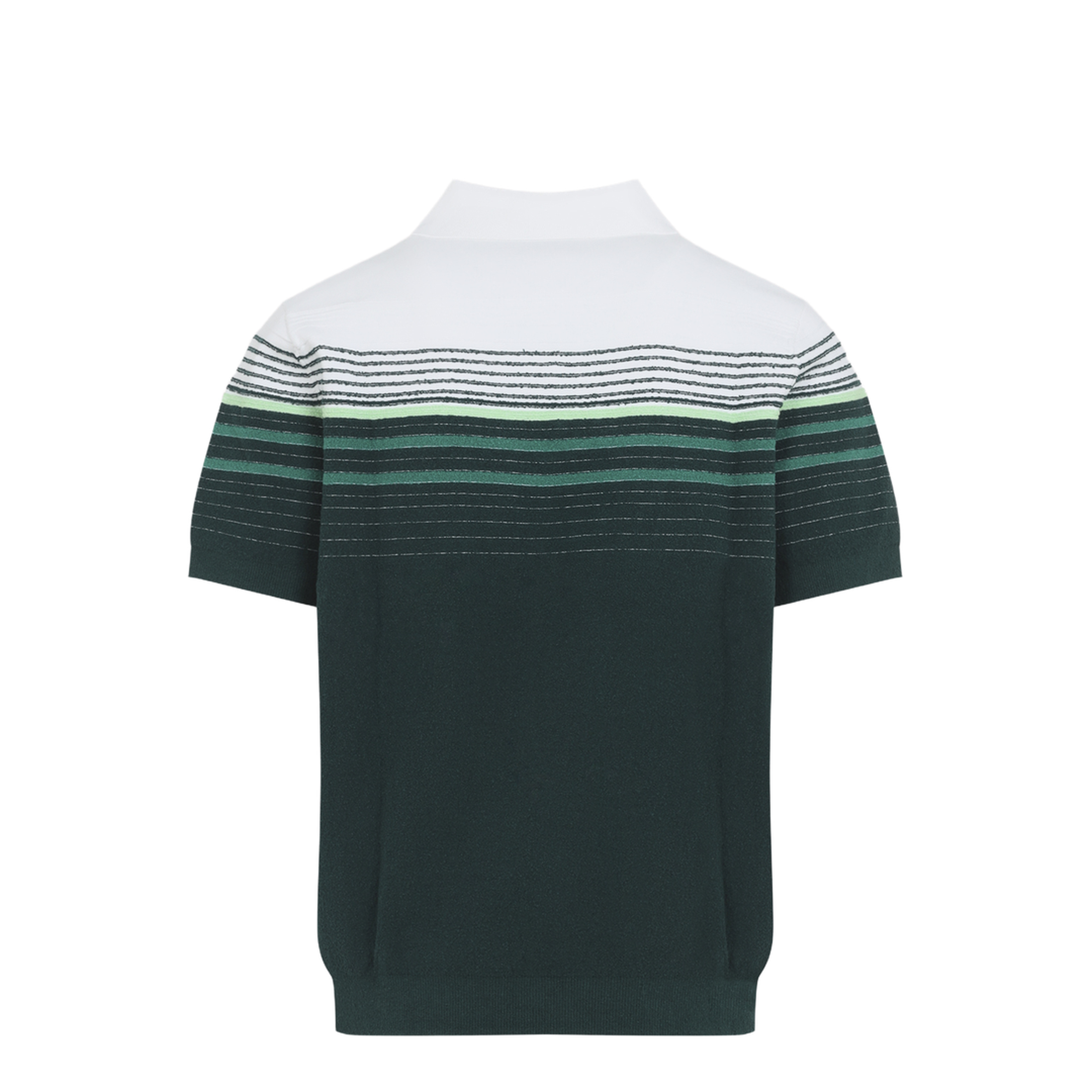Boucle Stripe Knitted Polo - Image 4