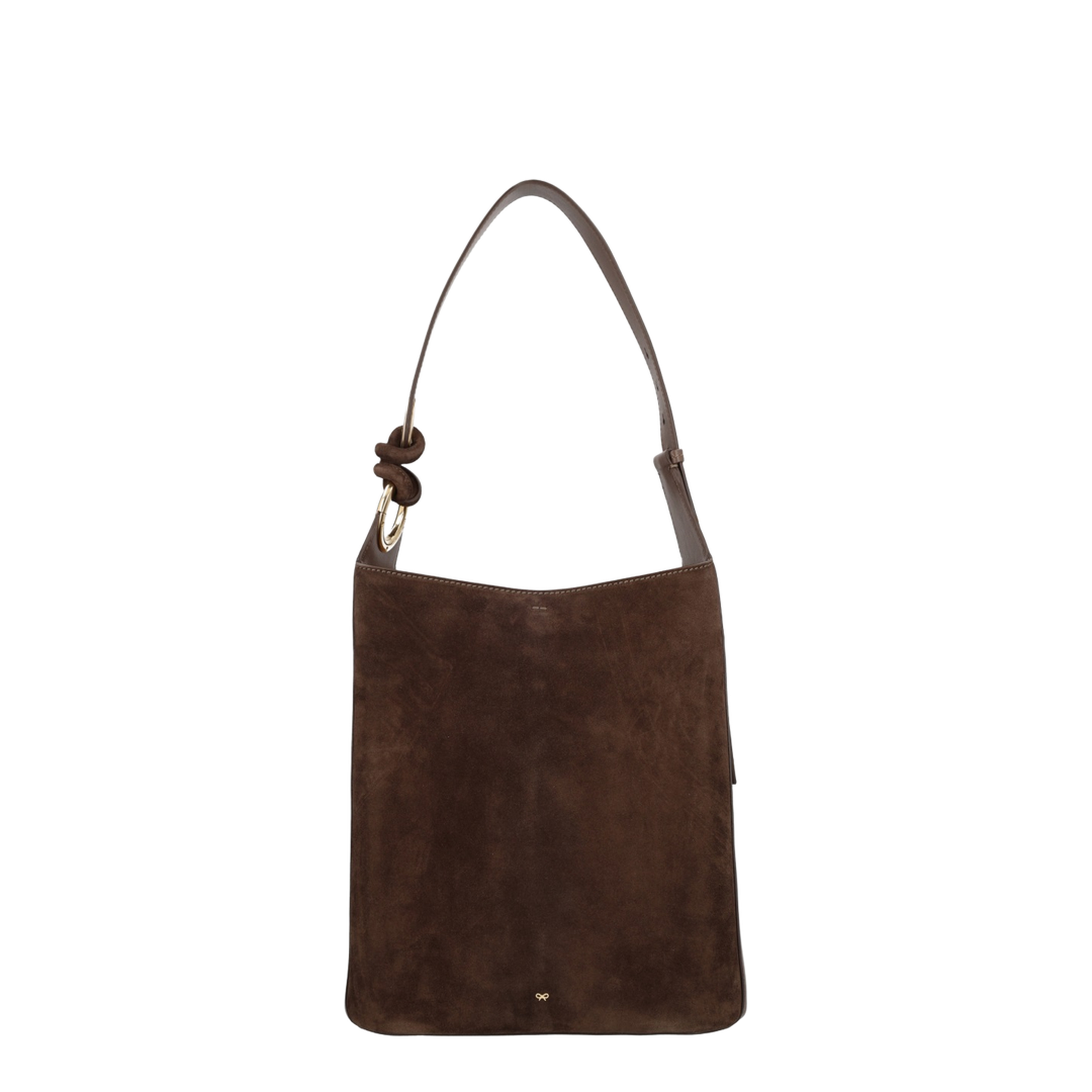 Calf Leather & Suede Tote - Truffle - Image 3