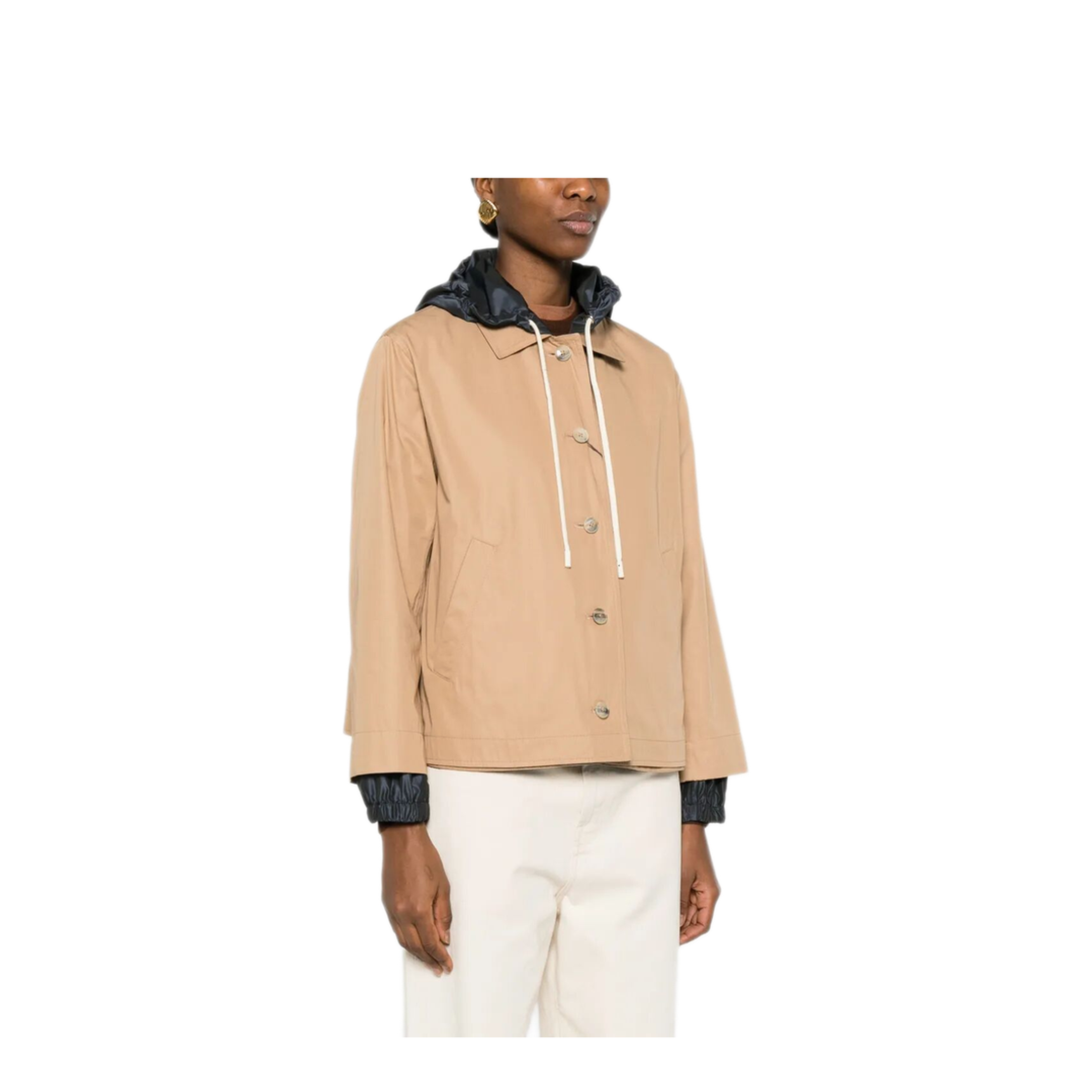 Reversible Gabardine Short Jacket - Image 5