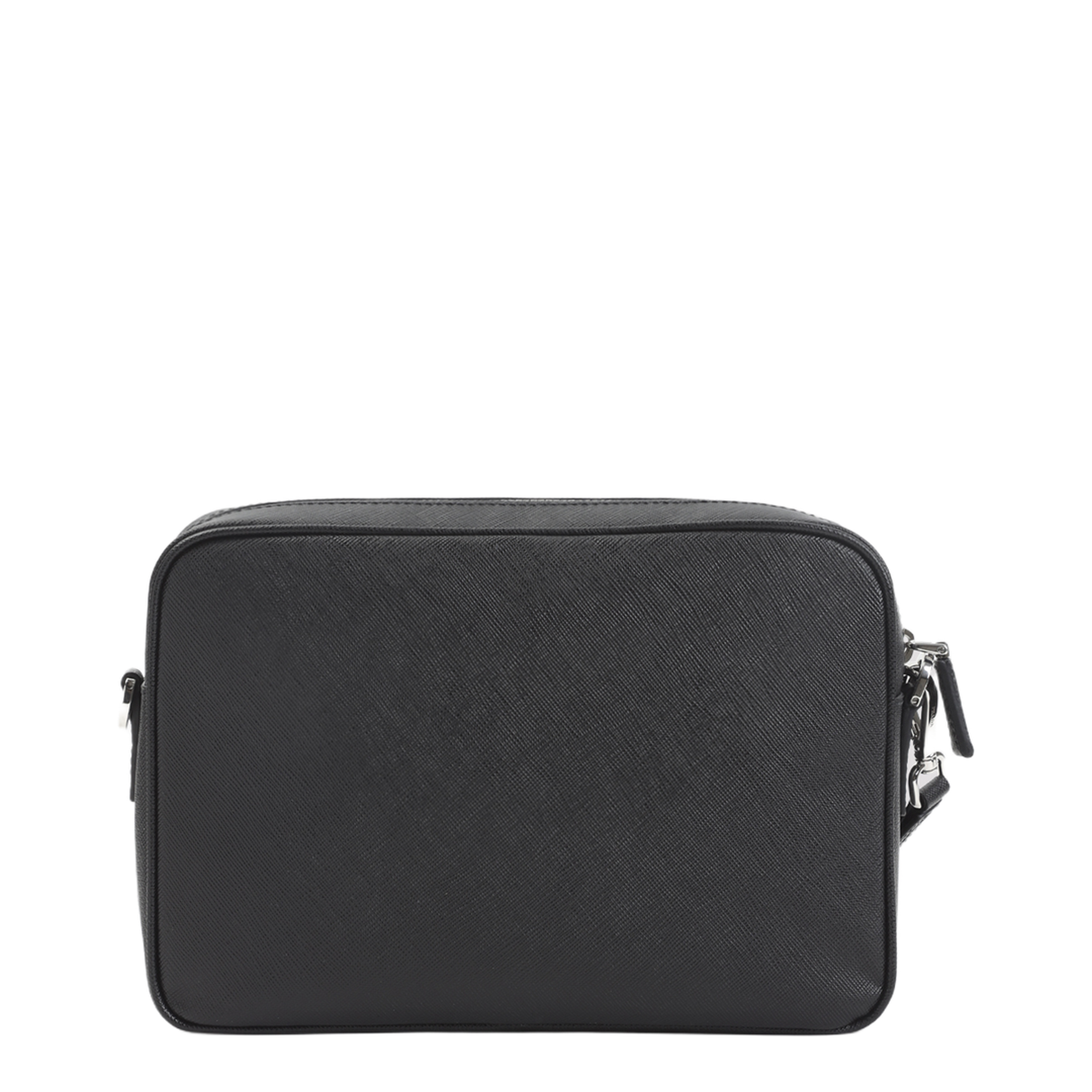 Saffiano Calfskin Shoulder Bag - Nero - Image 4