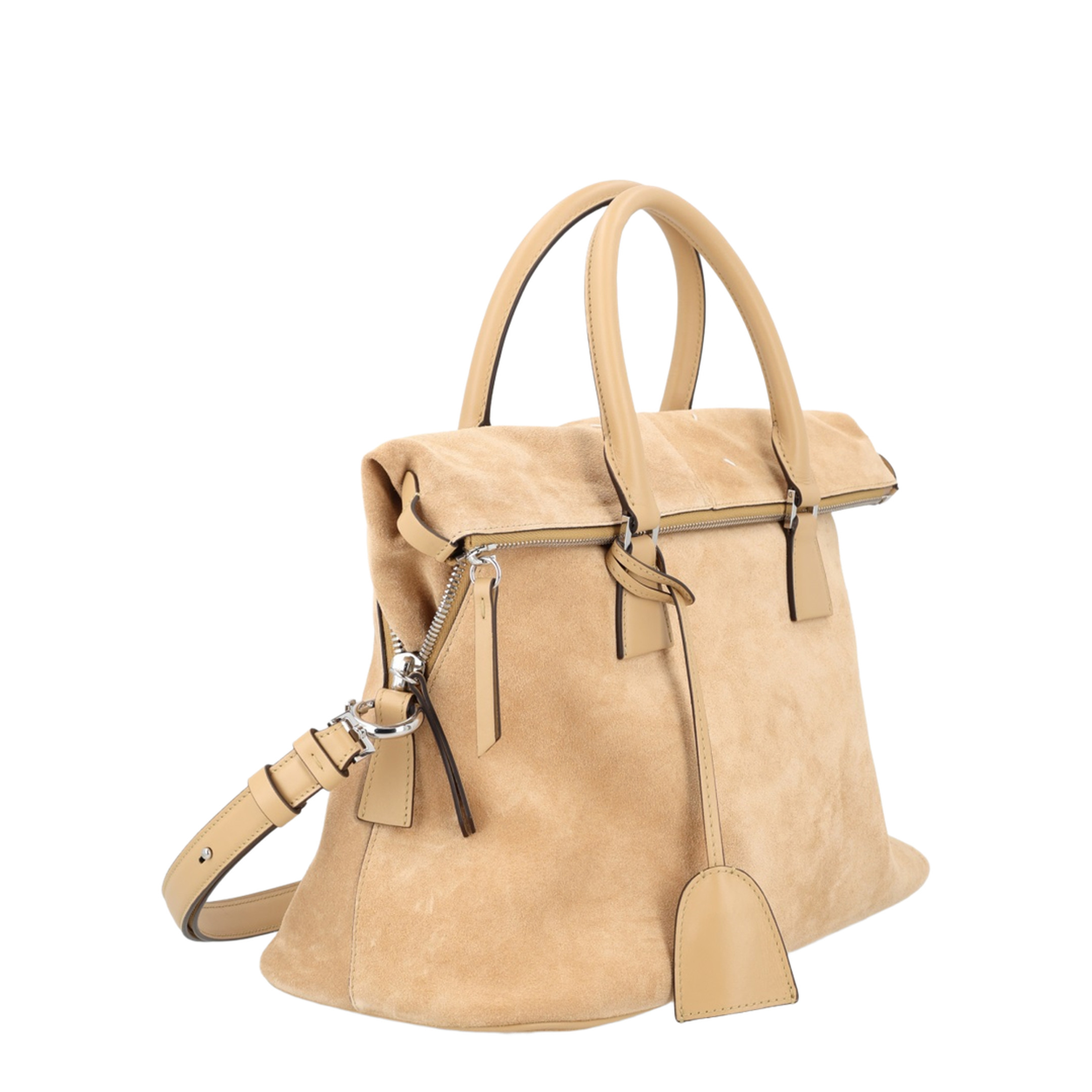5AC Soft Medium Calfskin Handbag - Camel - Image 2