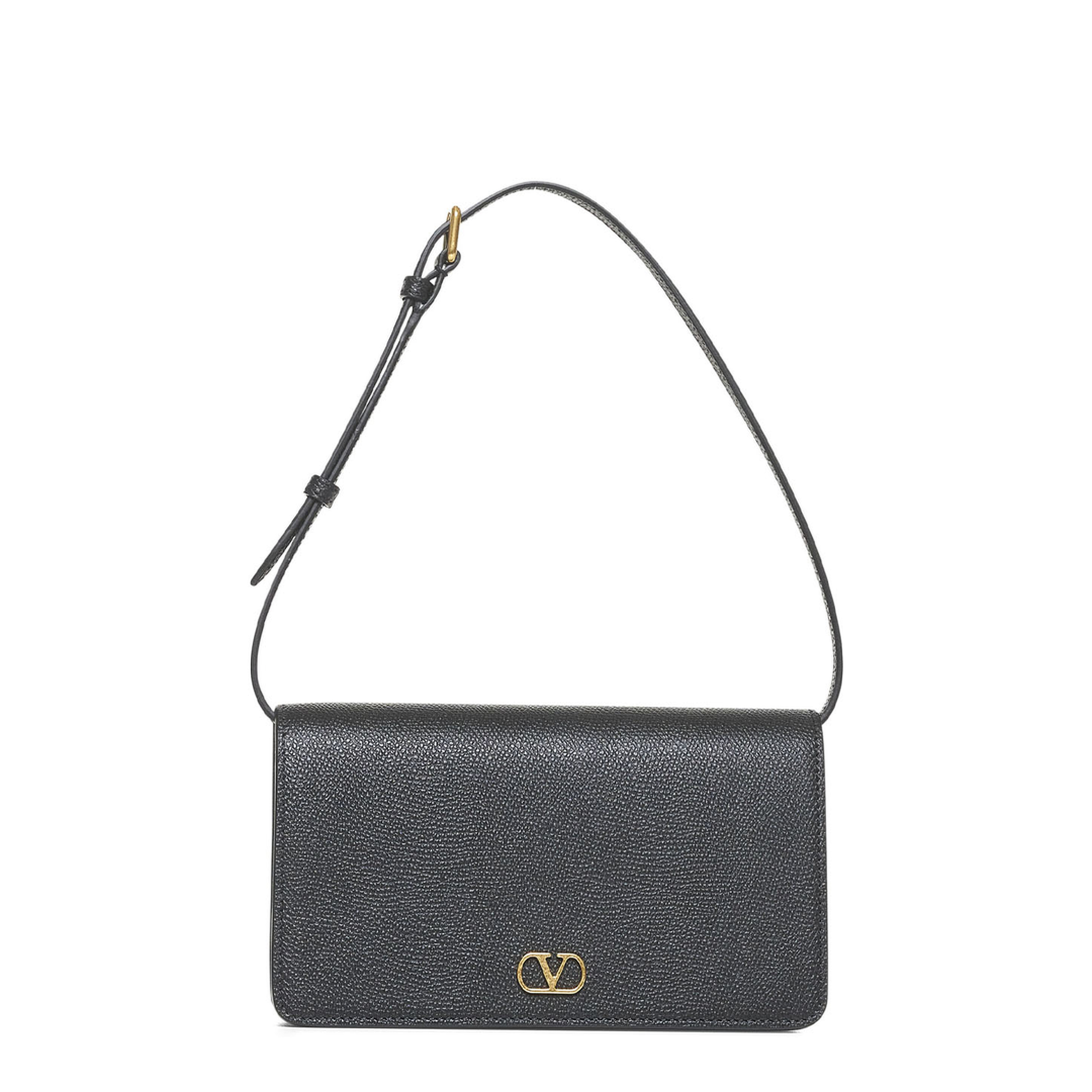 Vlogo Signature Mini Shoulder Bag - Black - Image 1
