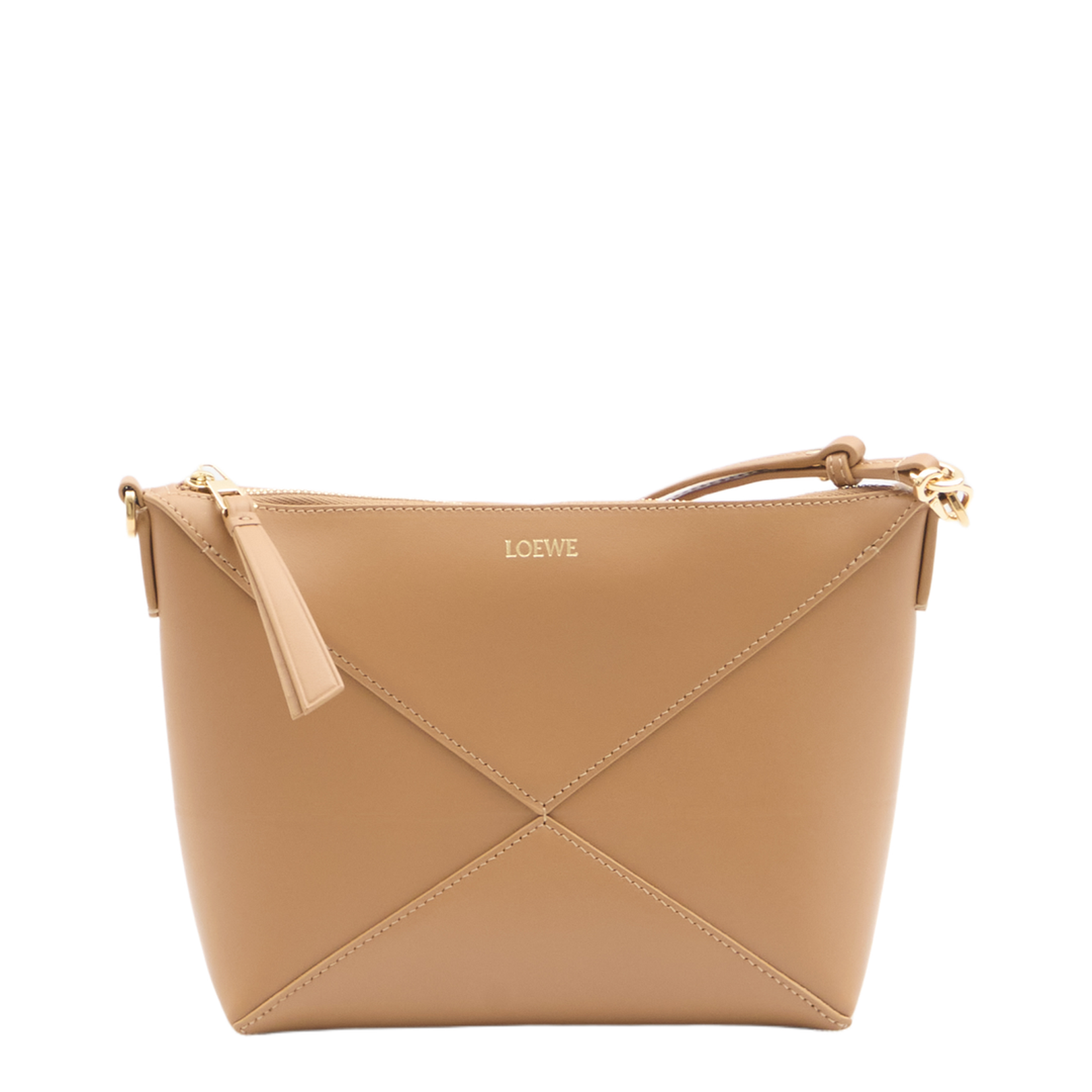 Puzzle Fold Pouch in Shiny Nappa Calfskin - Image 1