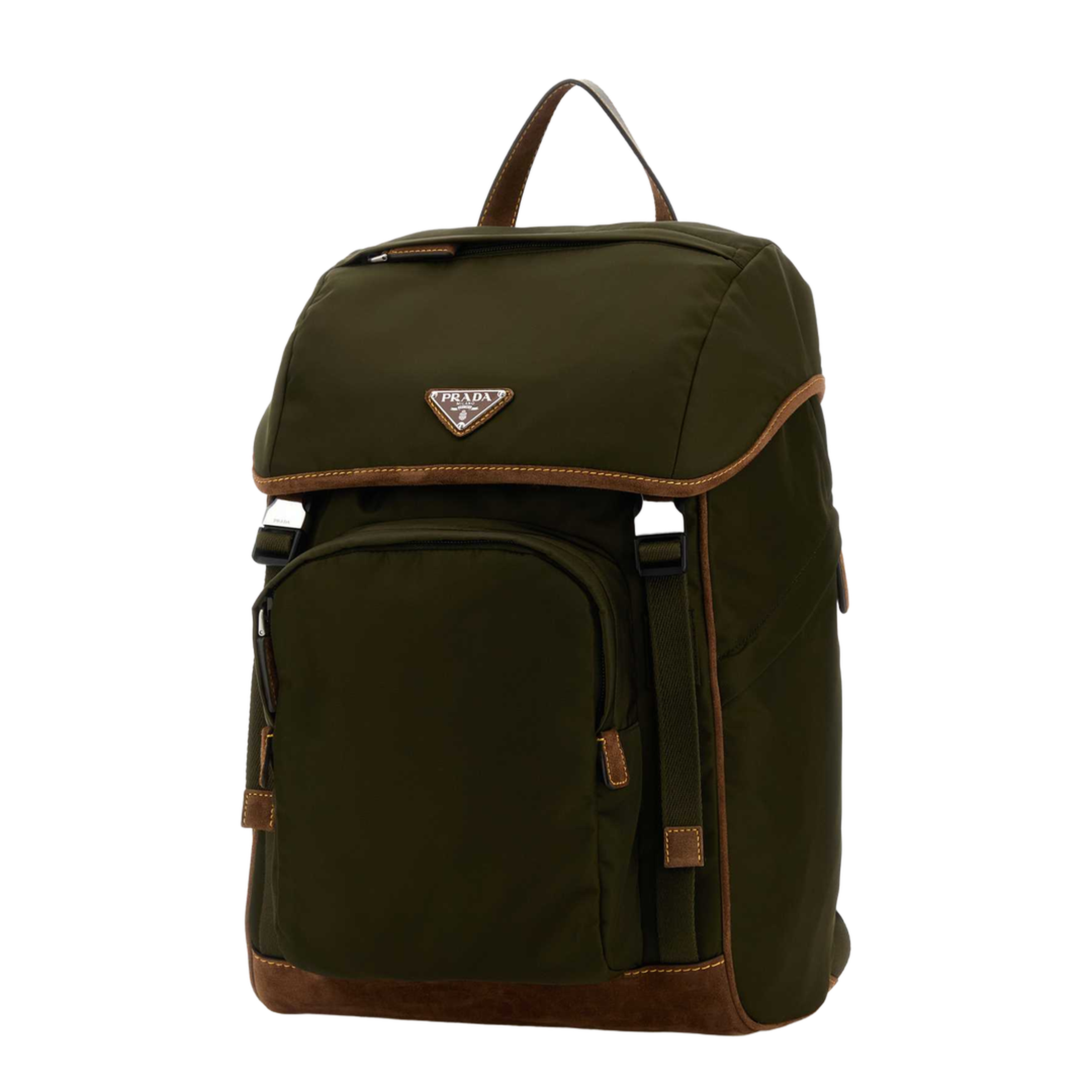 Re-Nylon and Suede Backpack - Image 4