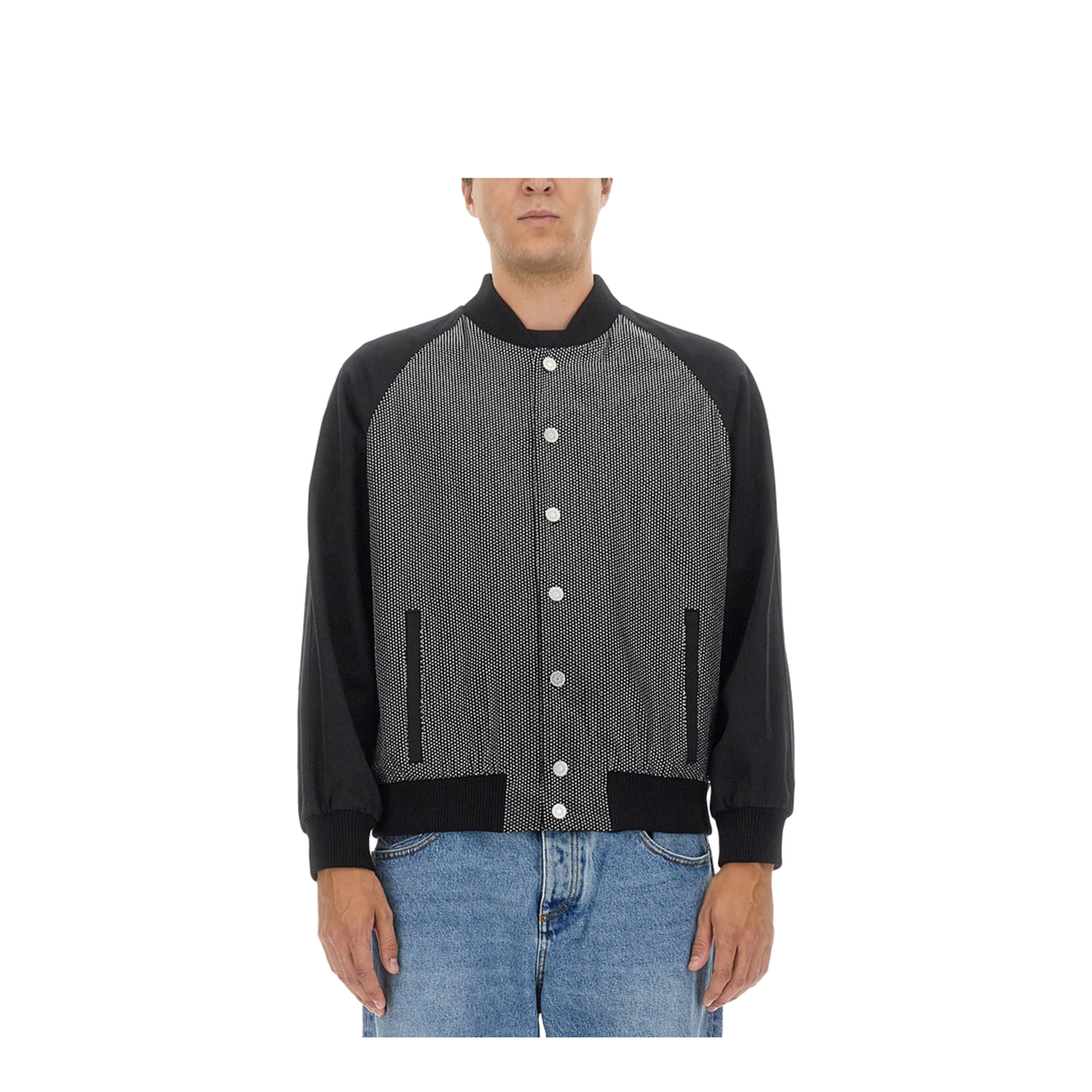 Rhinestone Bomber Jacket - Image 1