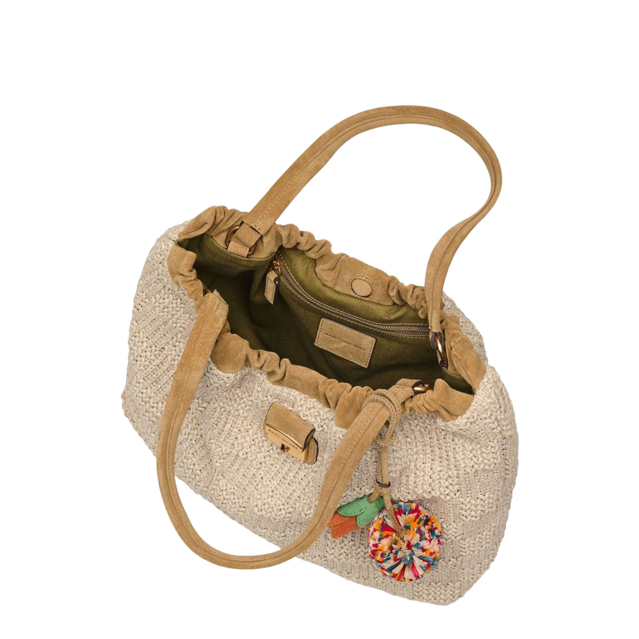 Cristina One Size Two-Way Weave Tote - Natural - Image 7