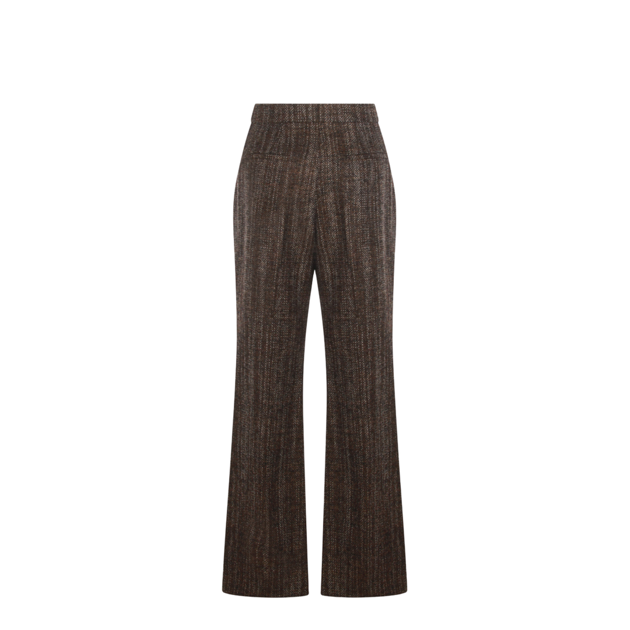 Rust Wool and Alpaca Trousers - Image 3