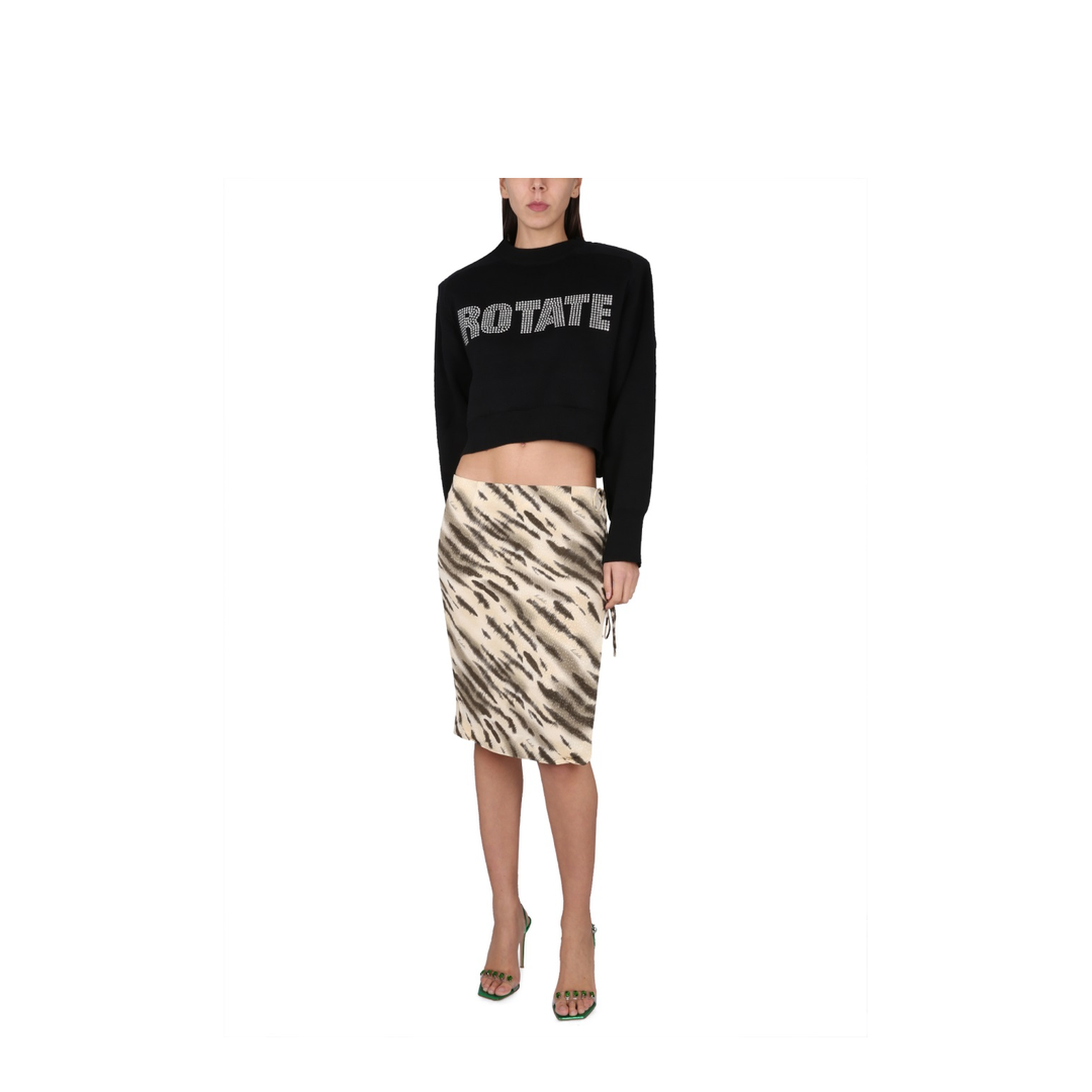 Cropped Shirt with Logo - Image 2
